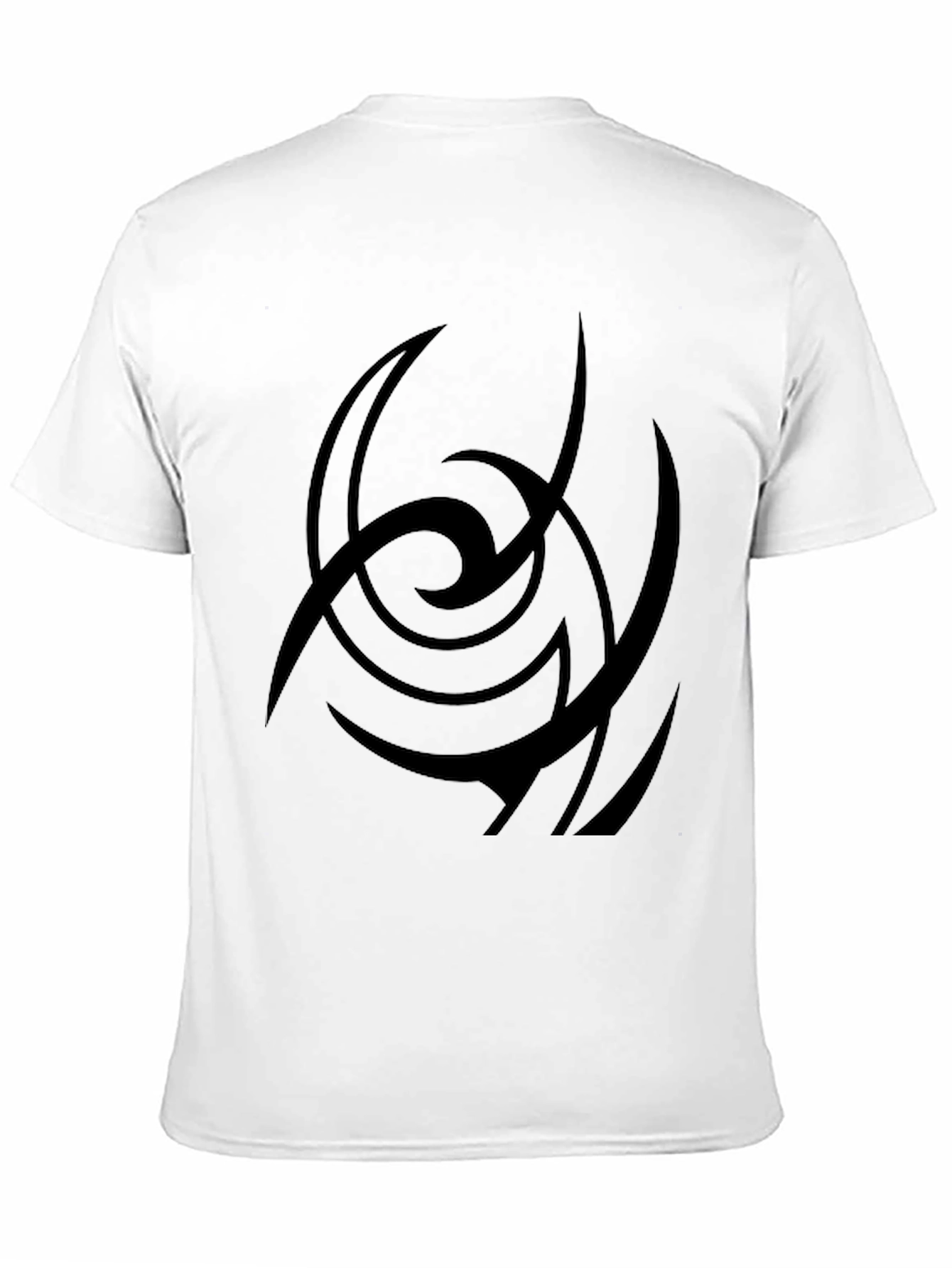 Abstract Graphic Print Black Casual T-Shirt
