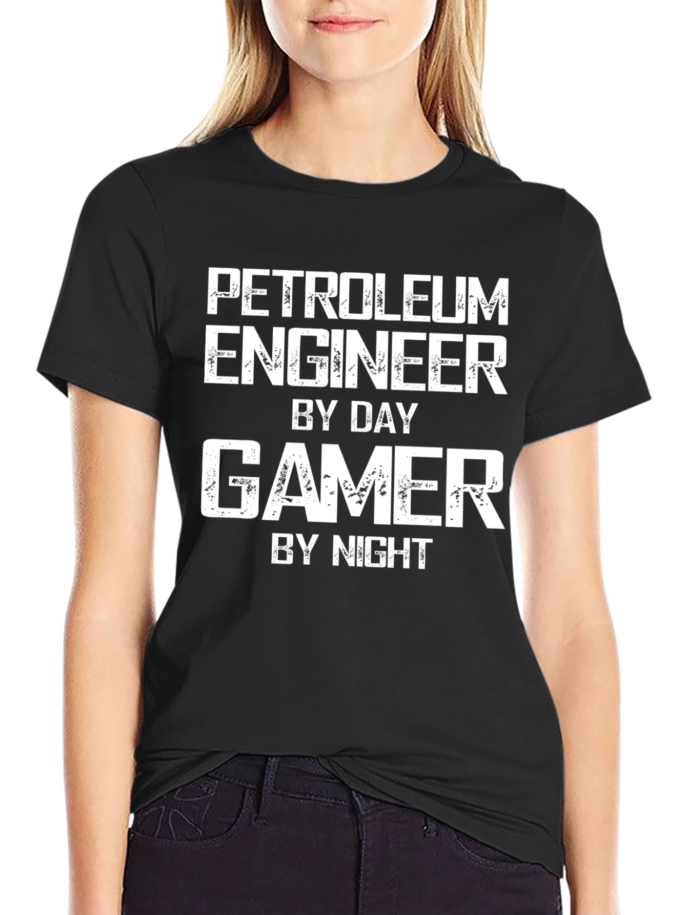 Petroleum Engineer Gamer T-Shirt - Funny Gift