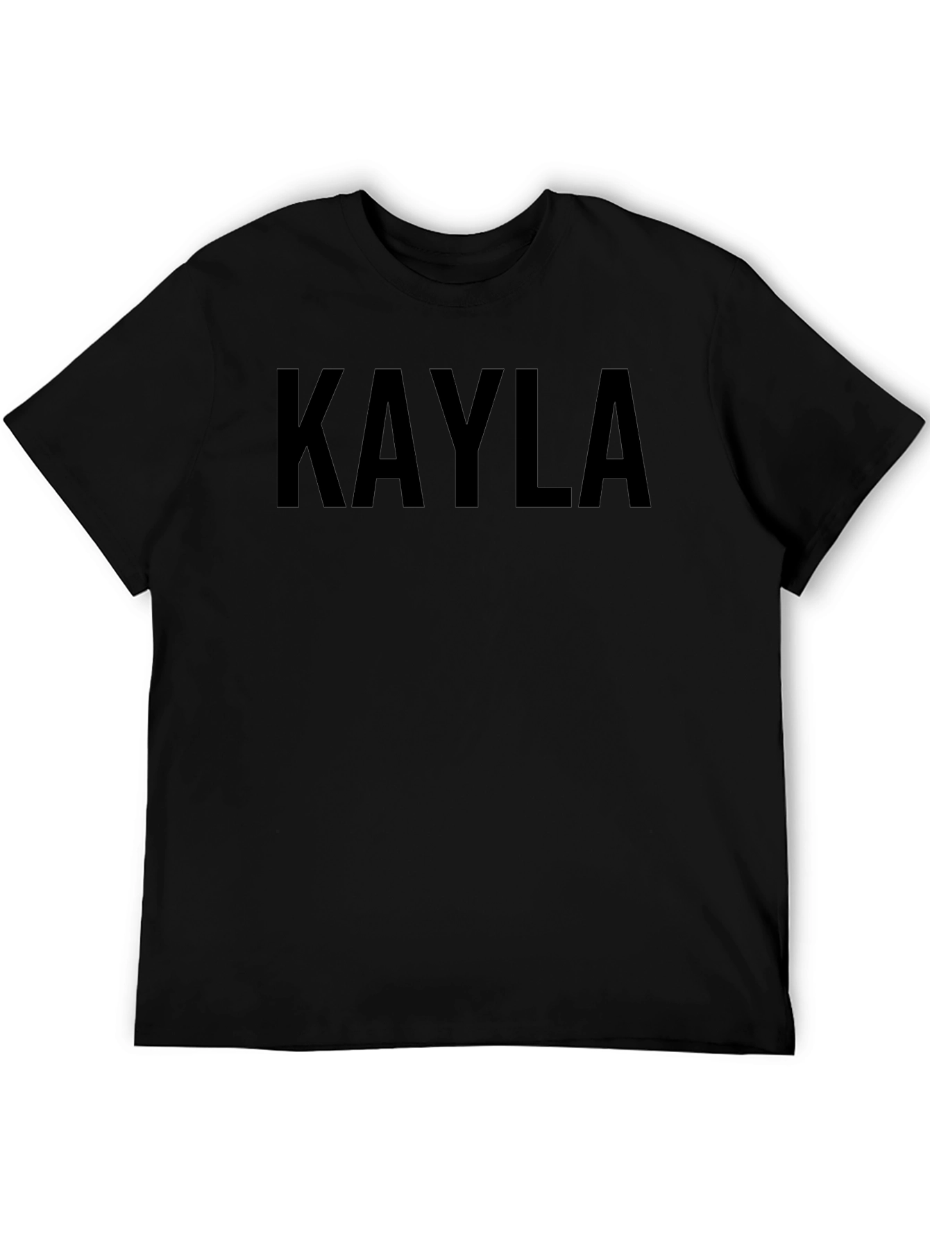 Kayla Personalized Black T-Shirt