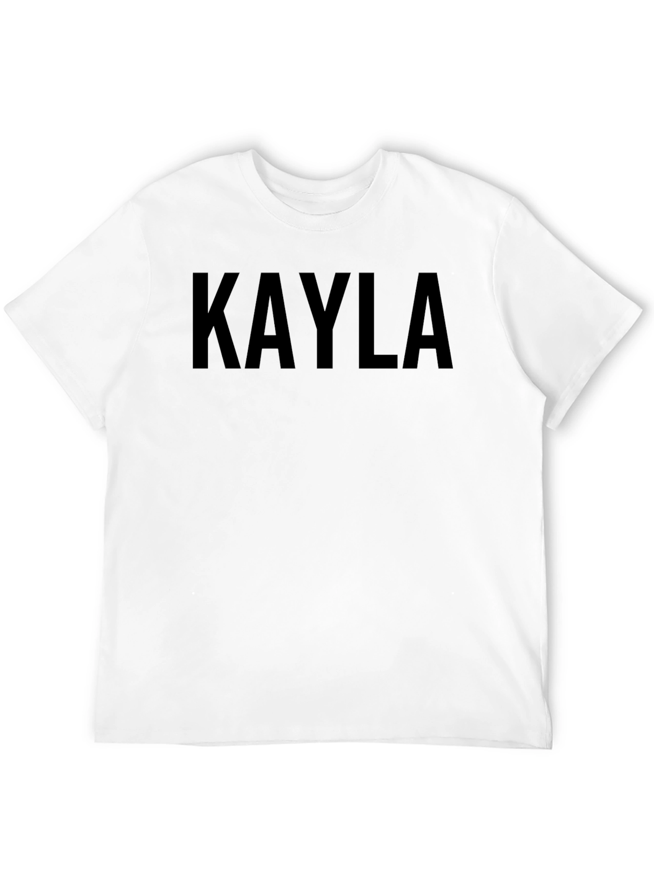 Kayla Personalized Black T-Shirt