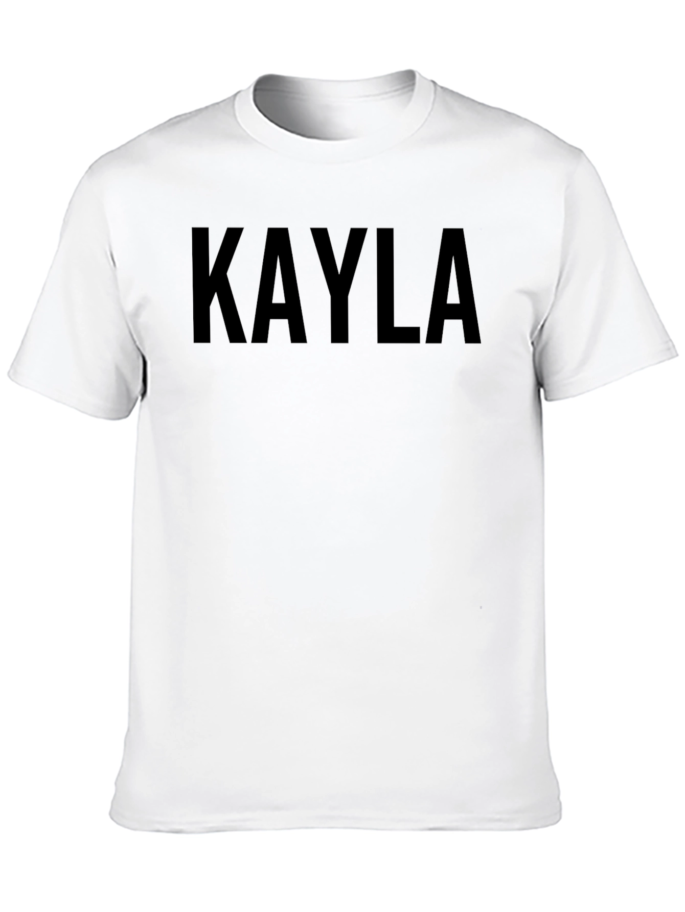 Kayla Personalized Black T-Shirt
