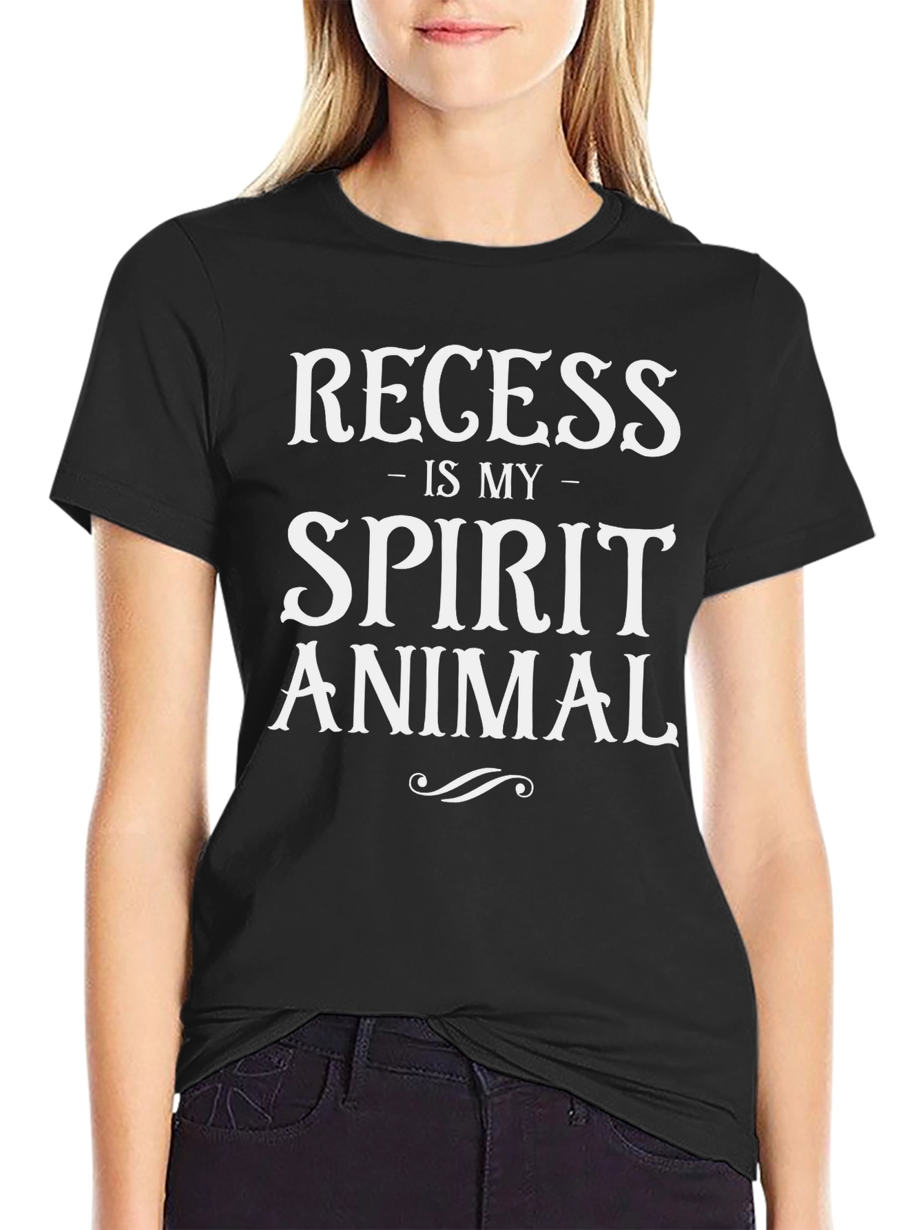 Recess is My Spirit Animal Graphic T-Shirt