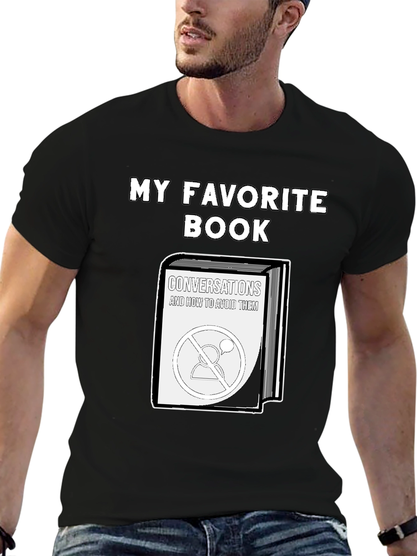 My Favorite Book T-Shirt - Introvert Humor