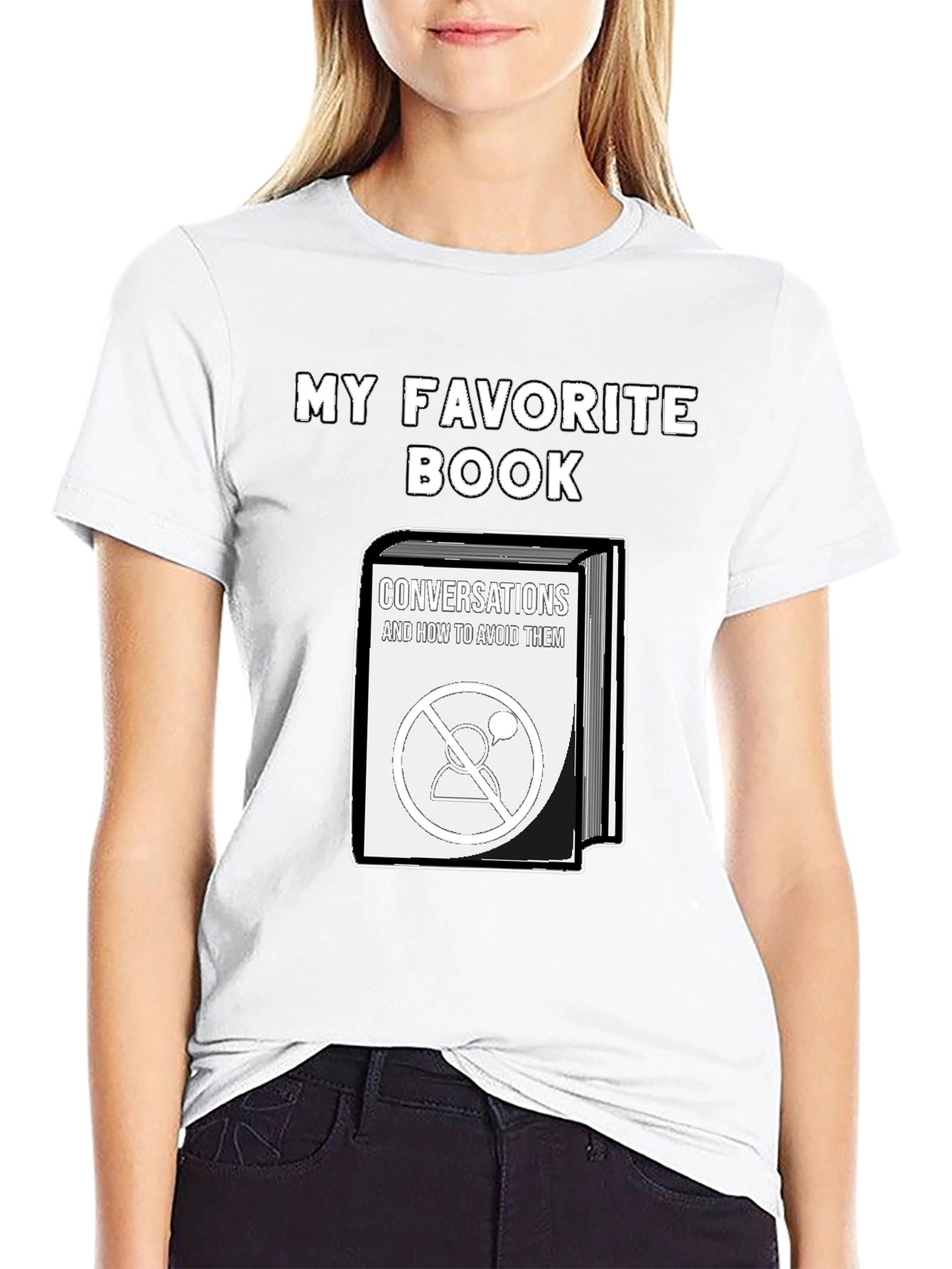 My Favorite Book T-Shirt - Introvert Humor