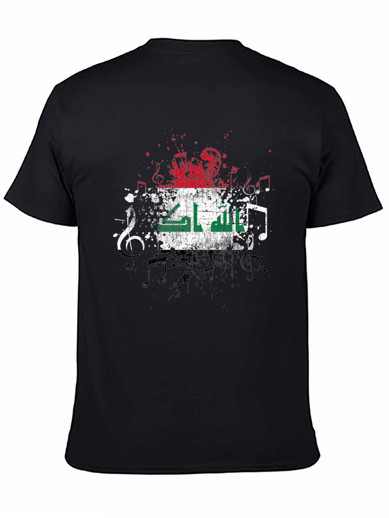 Iraq Flag Grunge T-Shirt