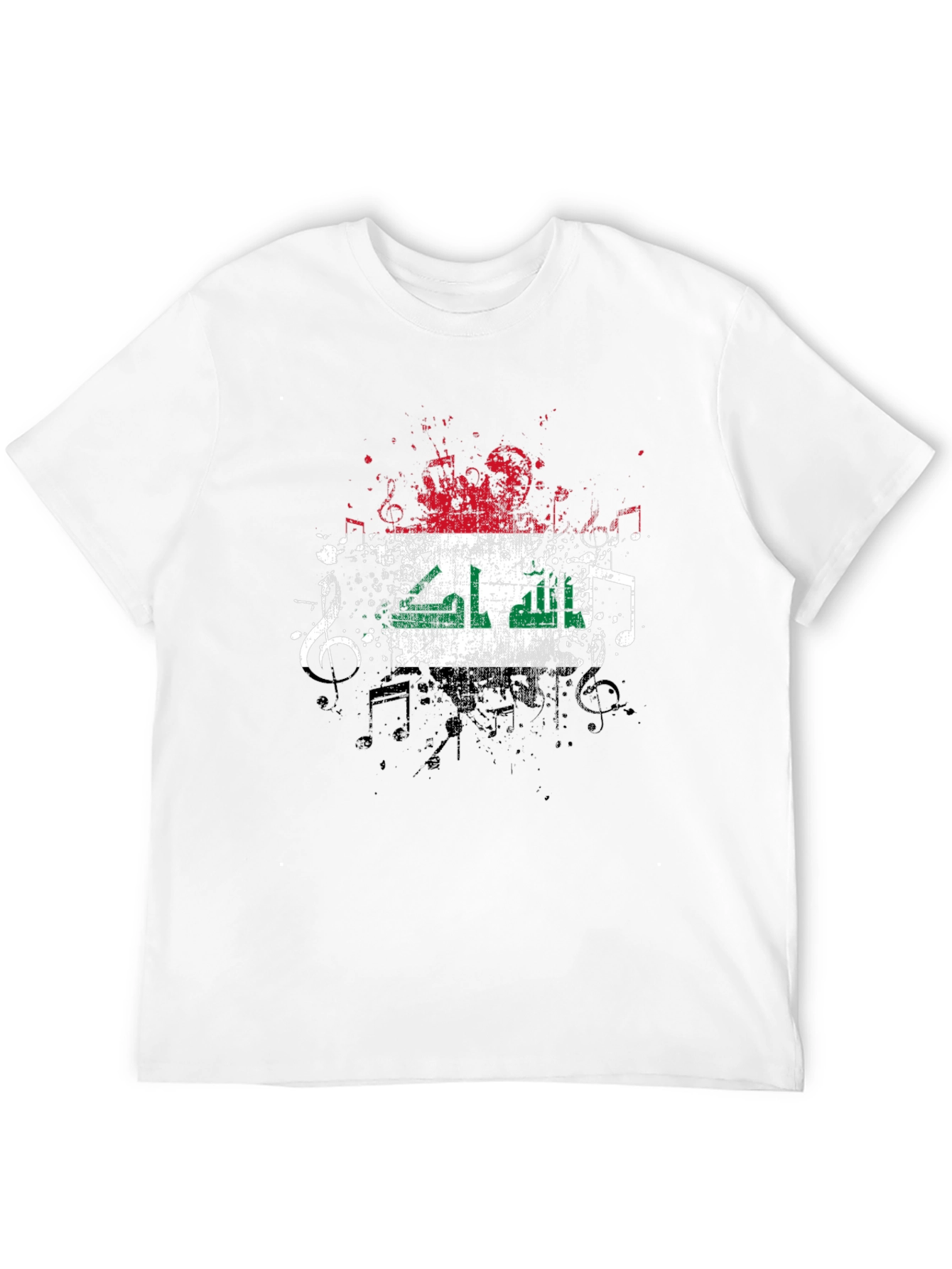 Iraq Flag Grunge T-Shirt