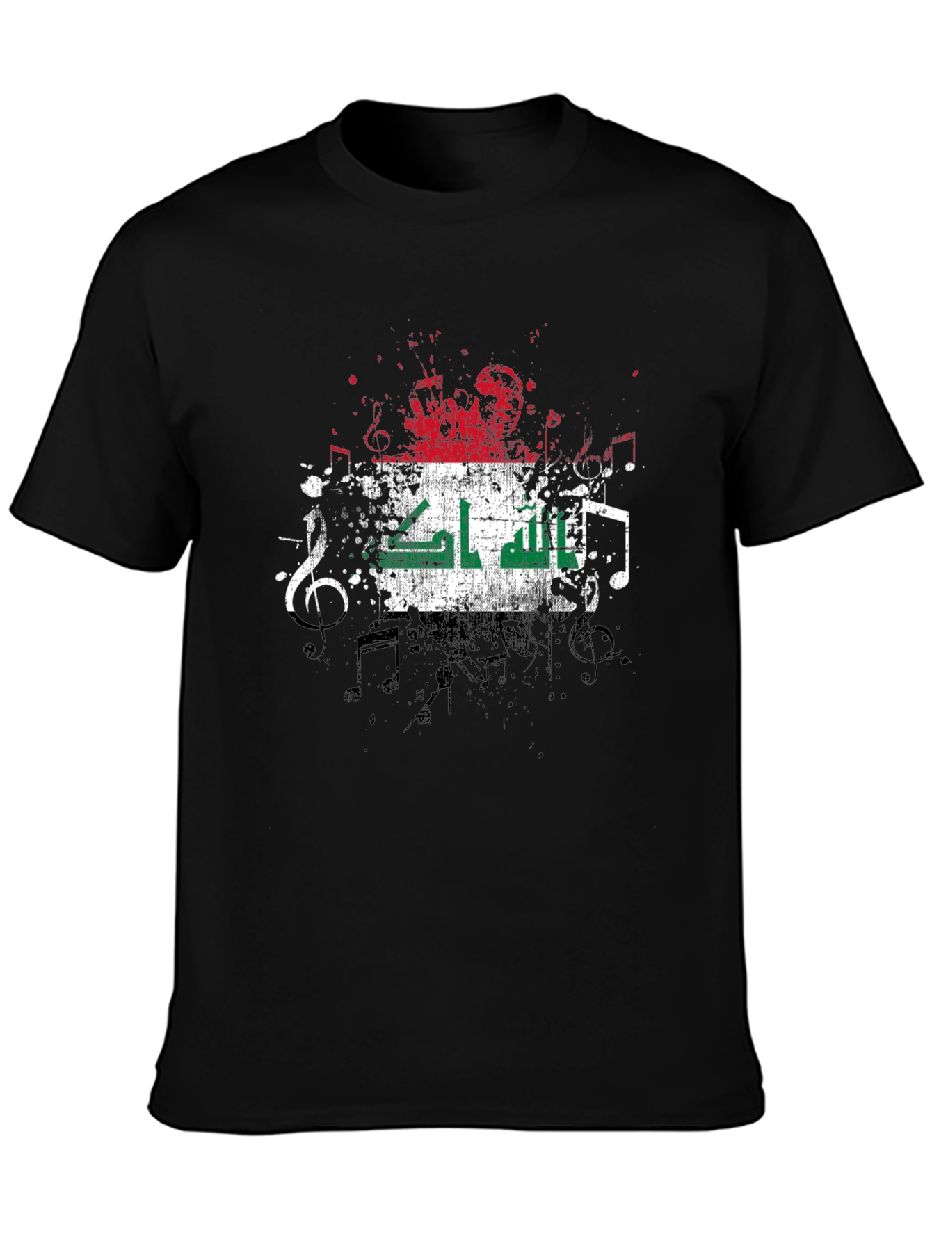 Iraq Flag Grunge T-Shirt