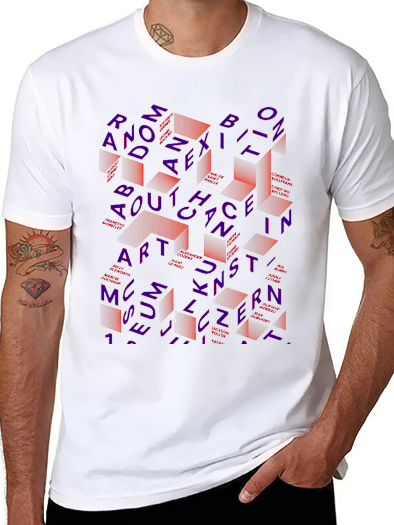 Abstract Museum Art Graphic T-Shirt