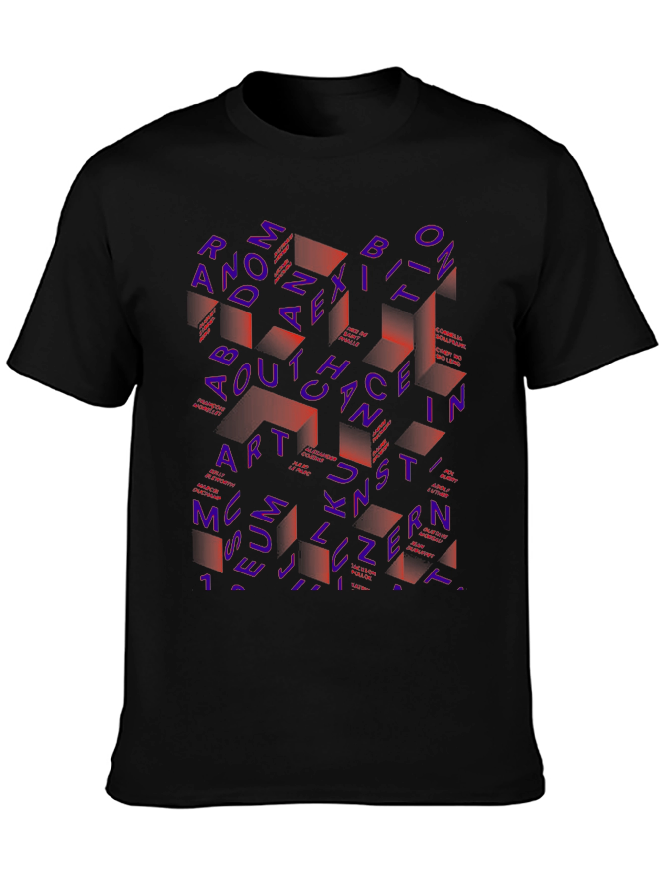 Abstract Museum Art Graphic T-Shirt