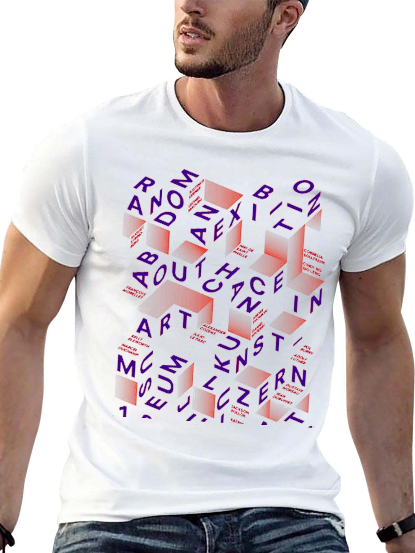 Abstract Museum Art Graphic T-Shirt