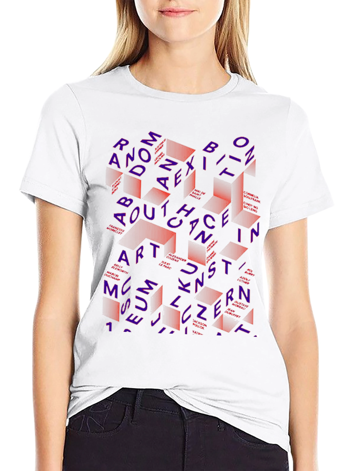 Abstract Museum Art Graphic T-Shirt
