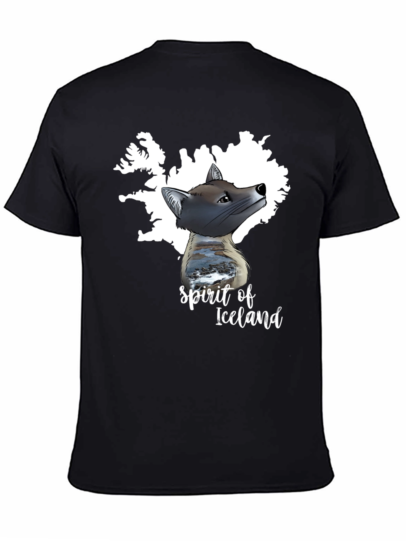 Spirit of Iceland Graphic Tee - Black