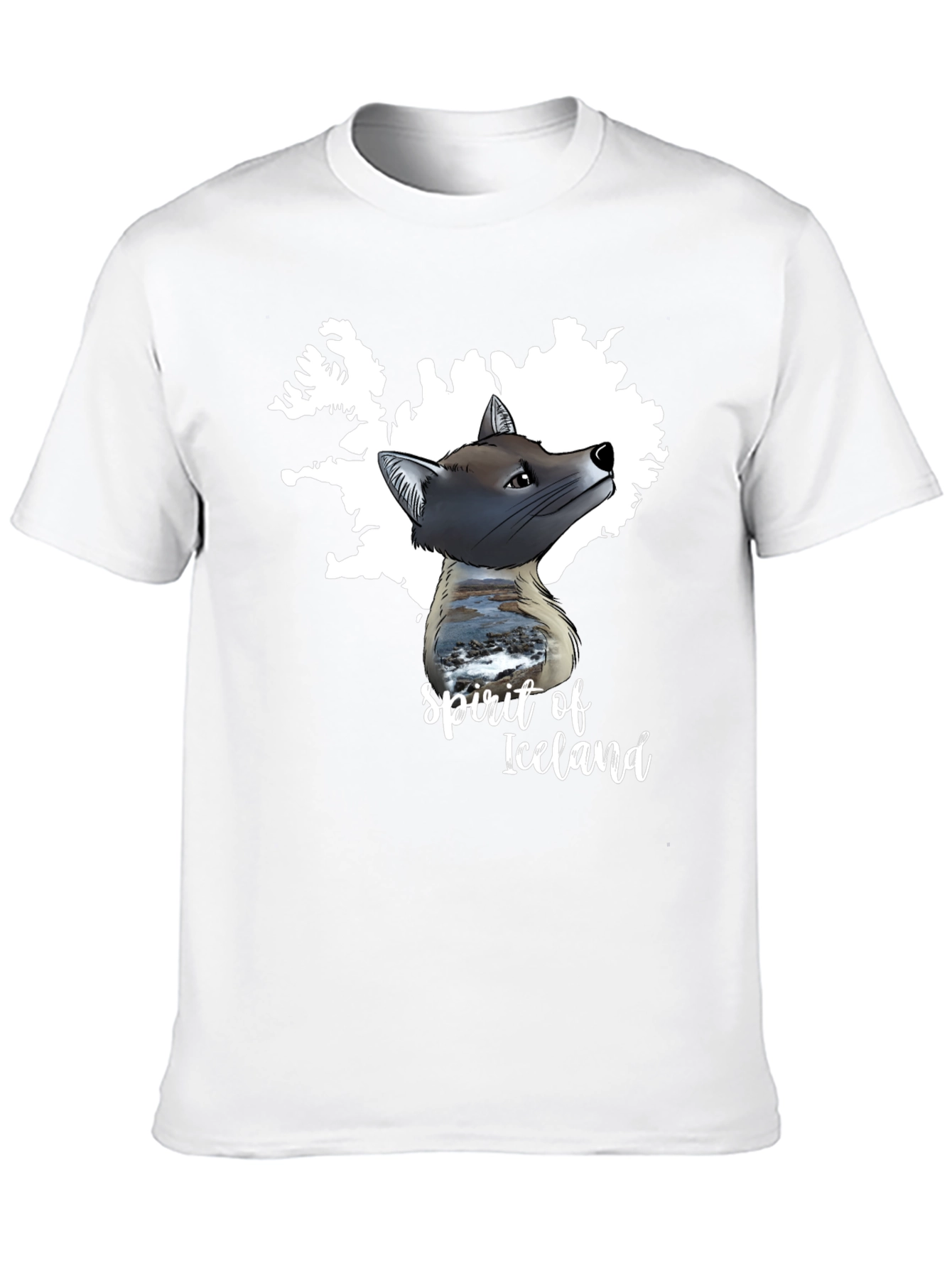 Spirit of Iceland Graphic Tee - Black