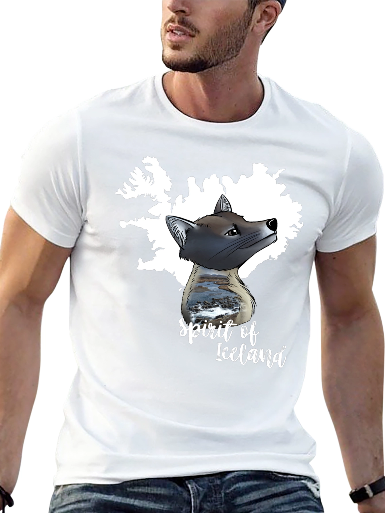 Spirit of Iceland Graphic Tee - Black