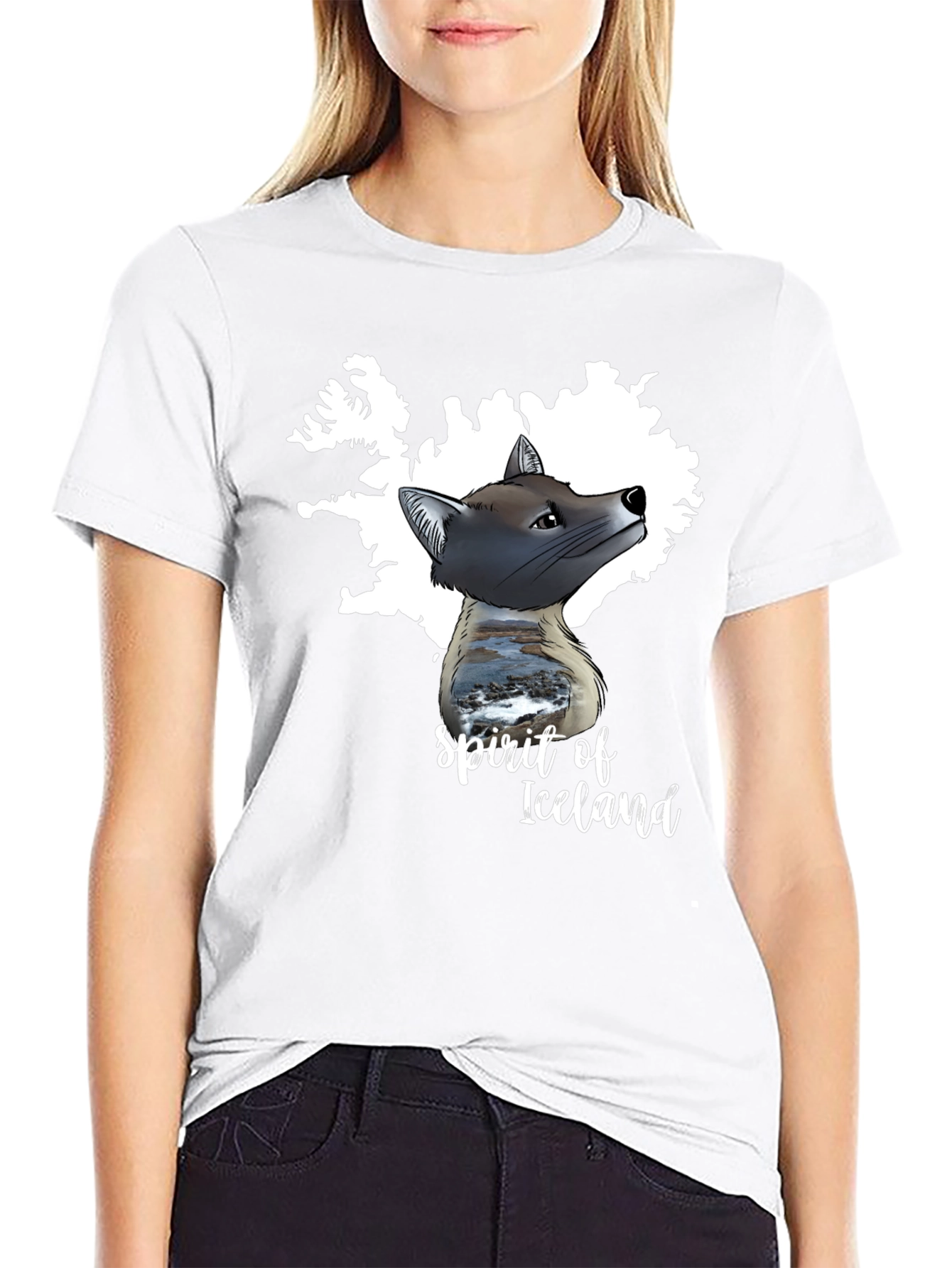 Spirit of Iceland Graphic Tee - Black