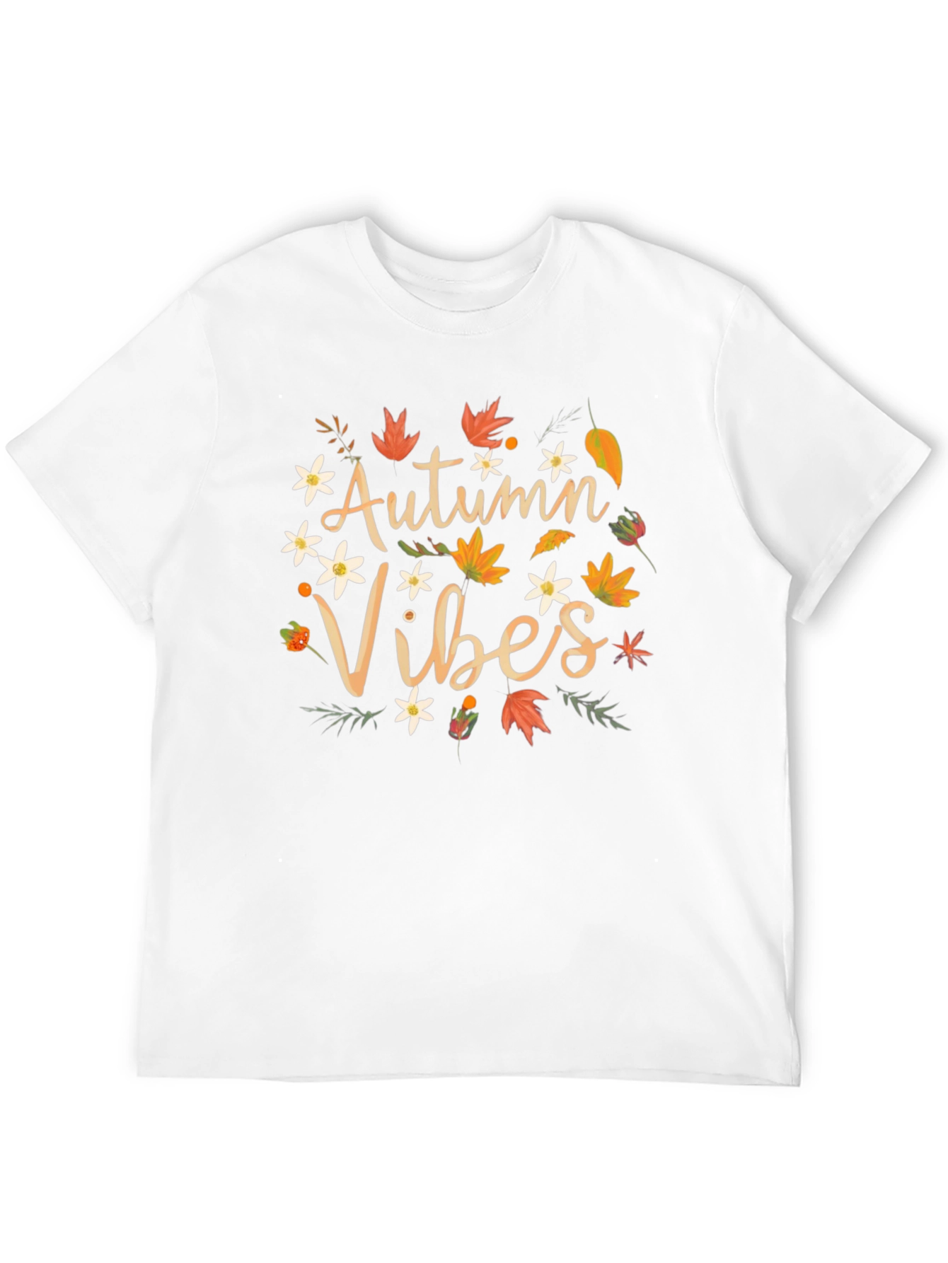 Autumn Vibes Graphic Tee - Fall Season Shirt