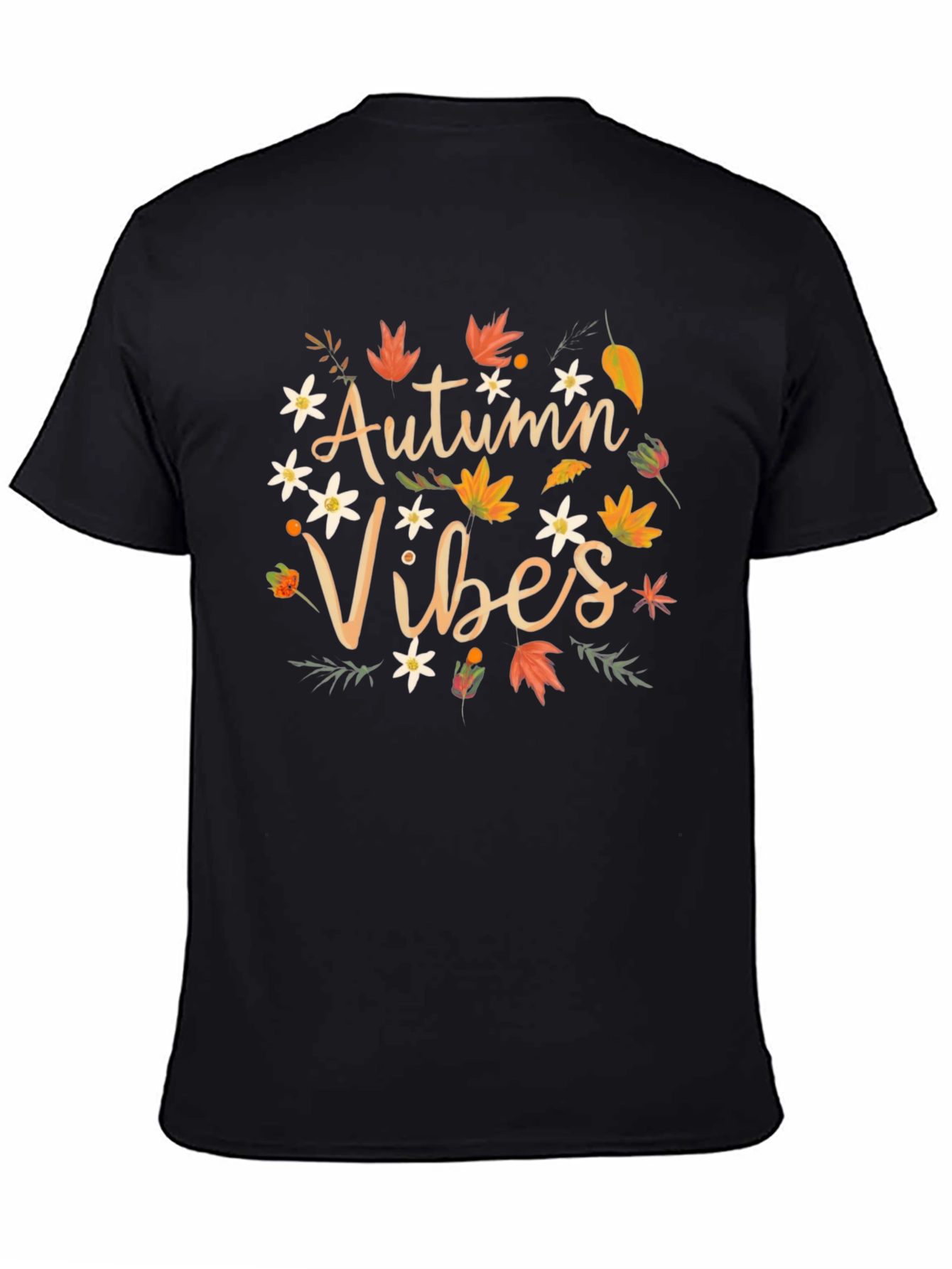 Autumn Vibes Graphic Tee - Fall Season Shirt