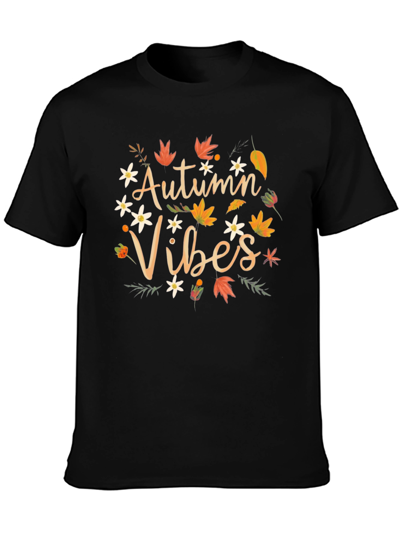 Autumn Vibes Graphic Tee - Fall Season Shirt