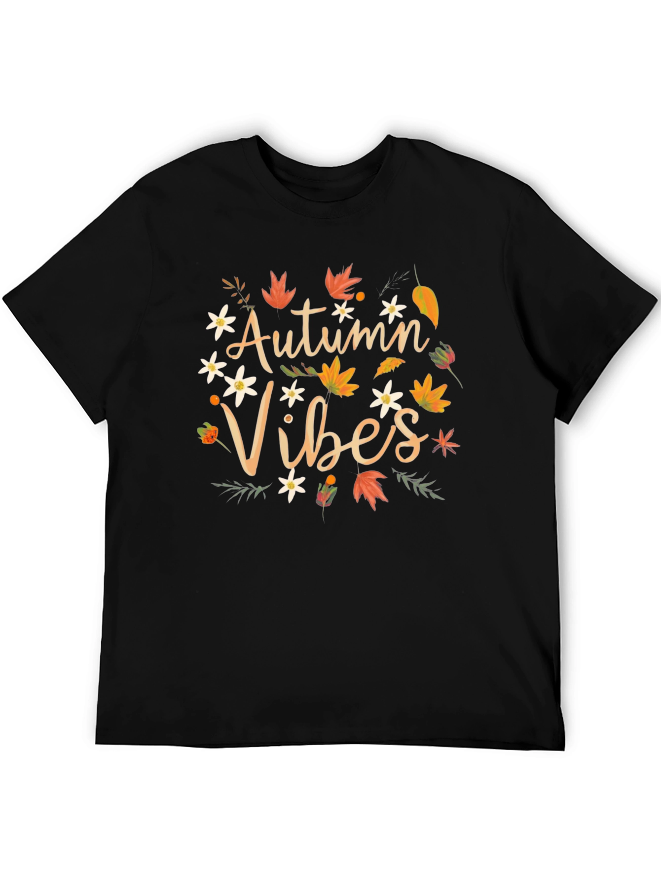 Autumn Vibes Graphic Tee - Fall Season Shirt