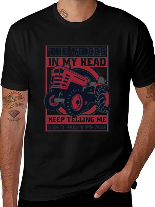 Voices in My Head Tractor T-Shirt