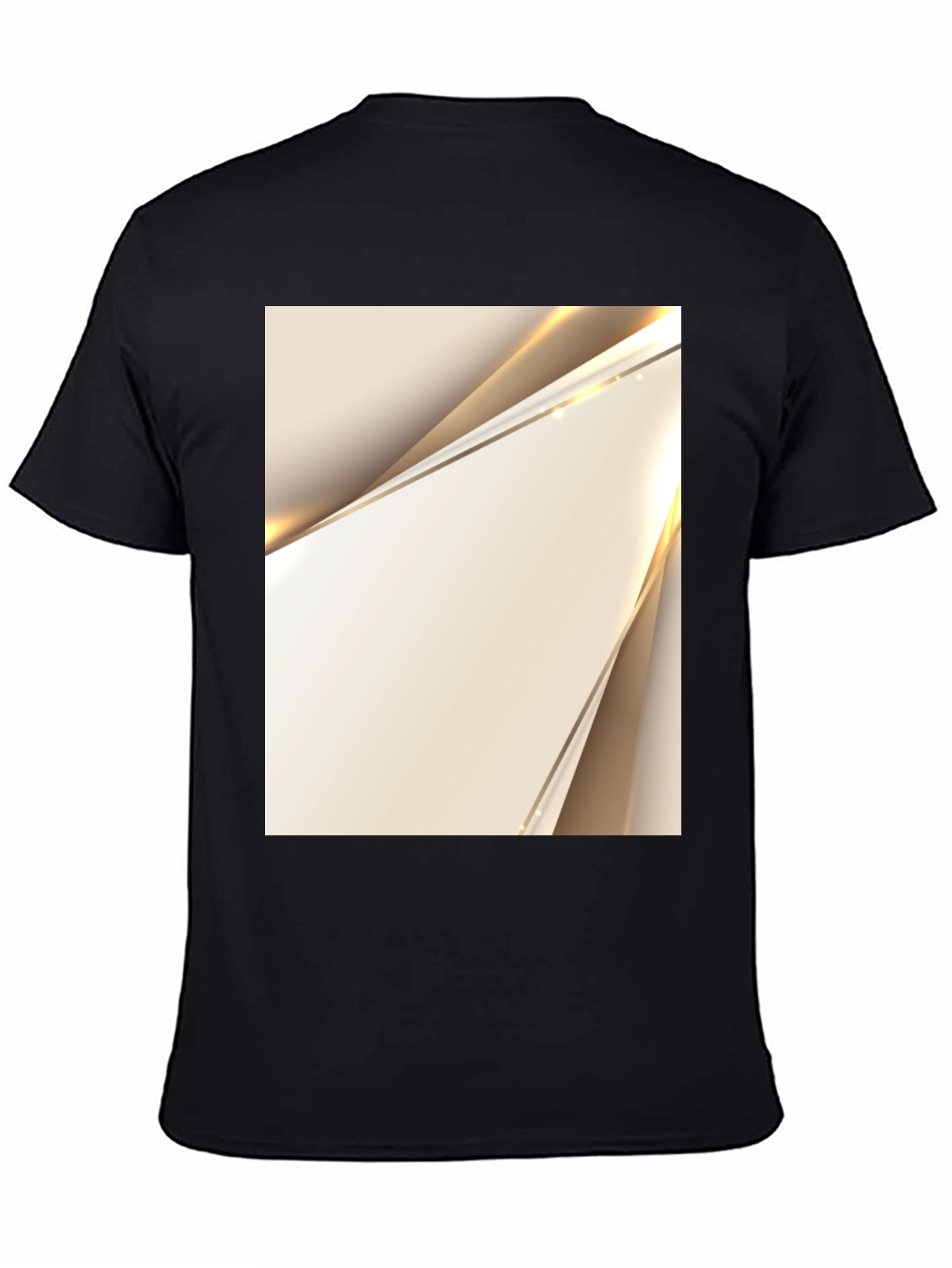 Modern Abstract Art Black T-Shirt