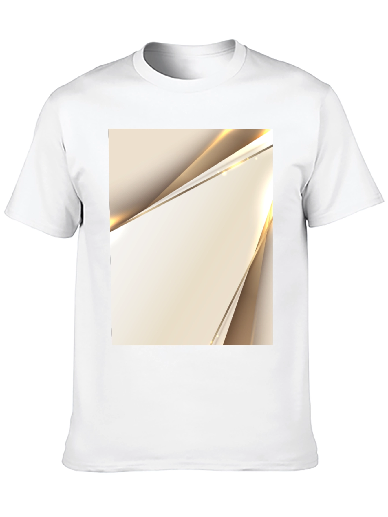 Modern Abstract Art Black T-Shirt