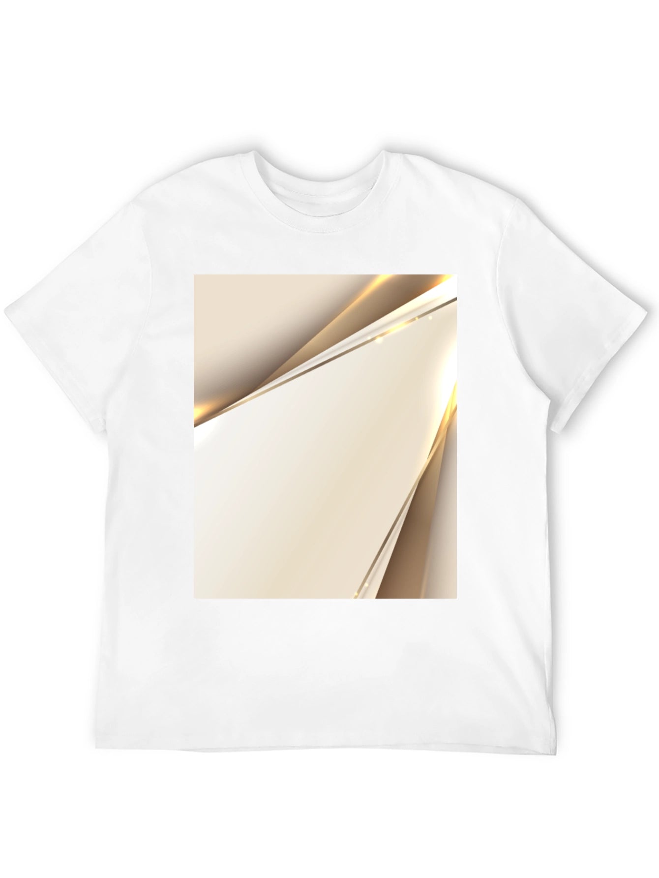 Modern Abstract Art Black T-Shirt