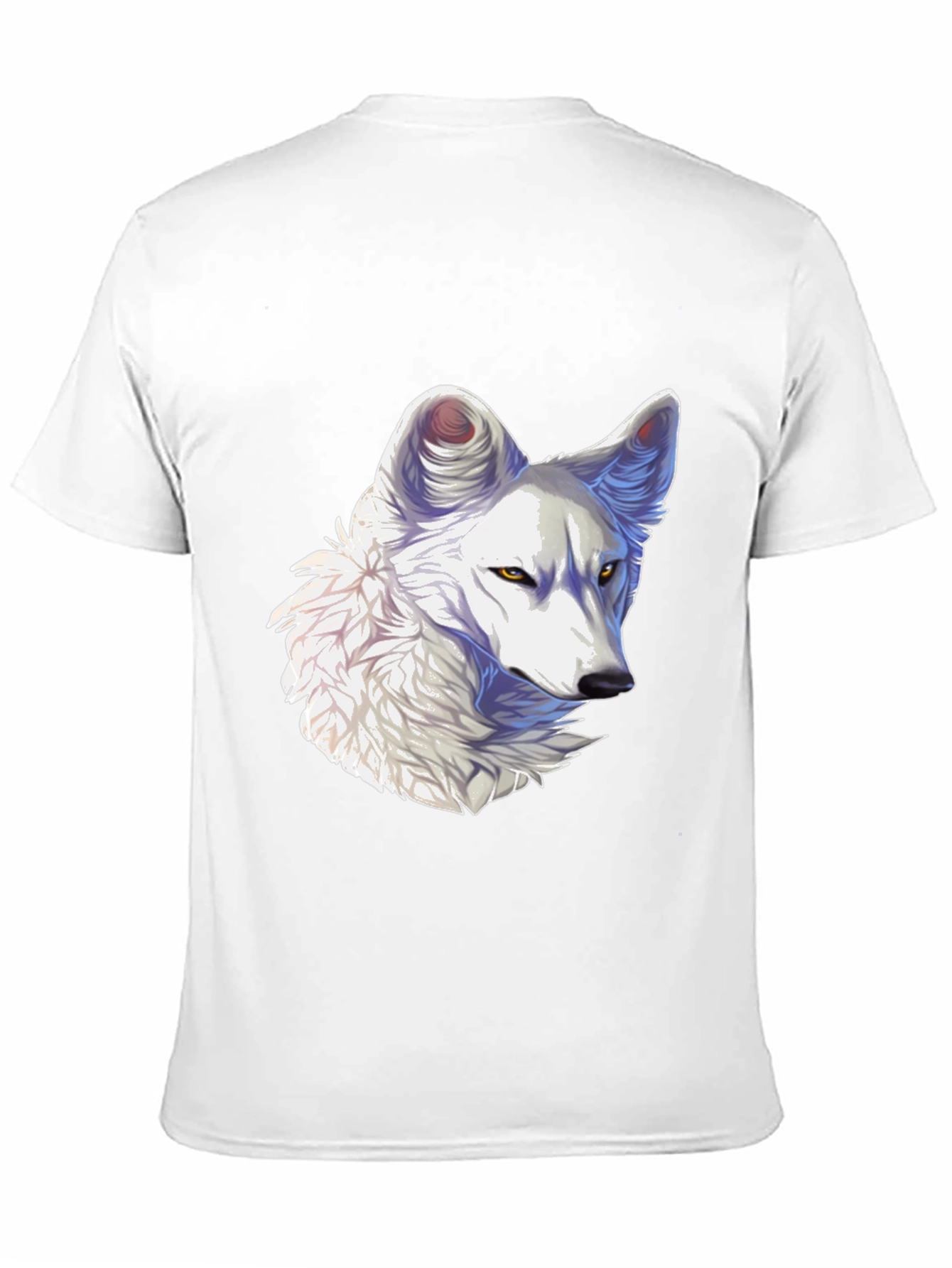 Arctic Wolf Graphic Tee - Black Cotton Blend