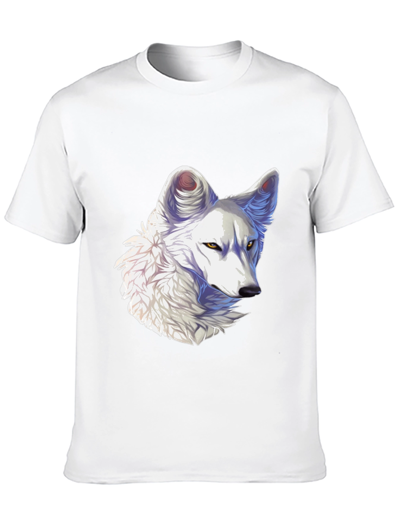 Arctic Wolf Graphic Tee - Black Cotton Blend