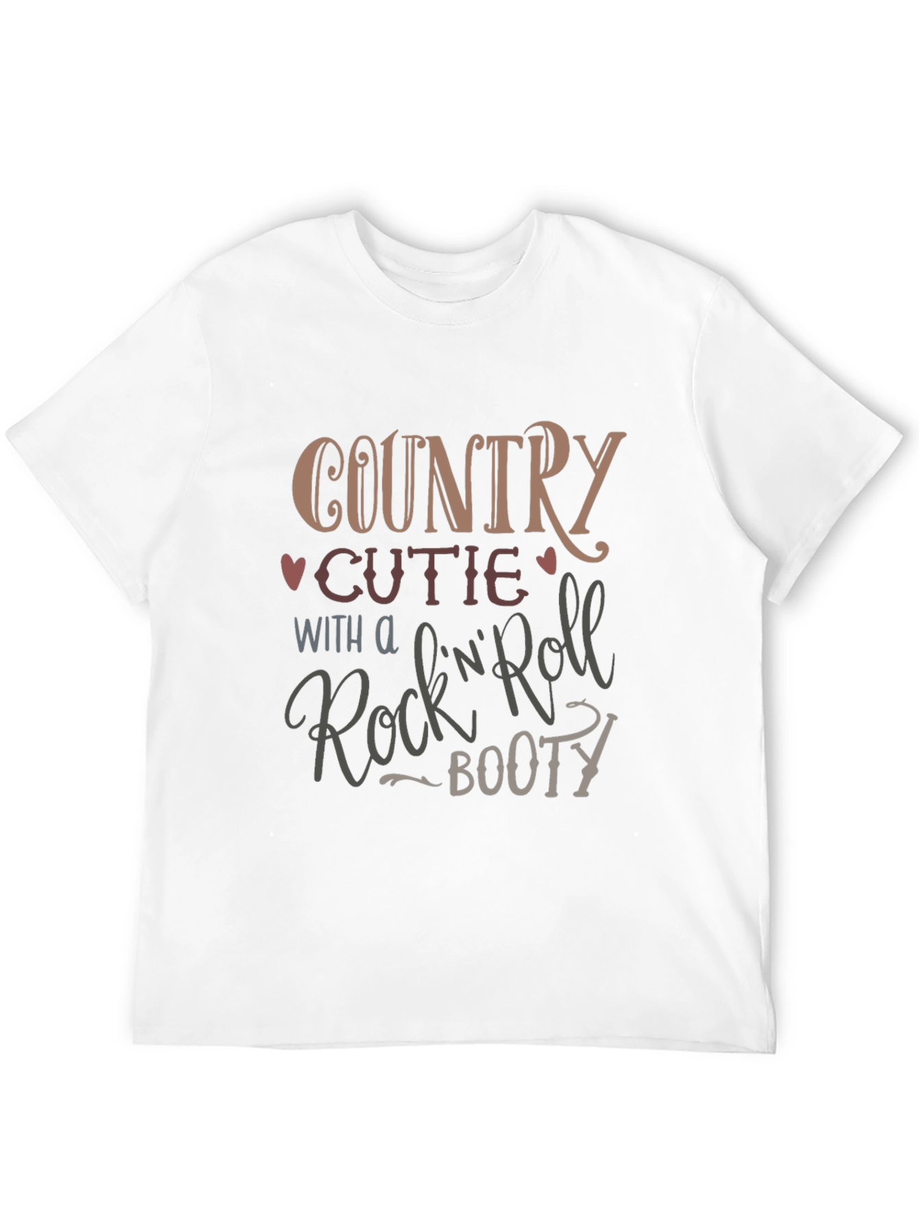 Country Cutie Rock N Roll Booty Graphic Tee