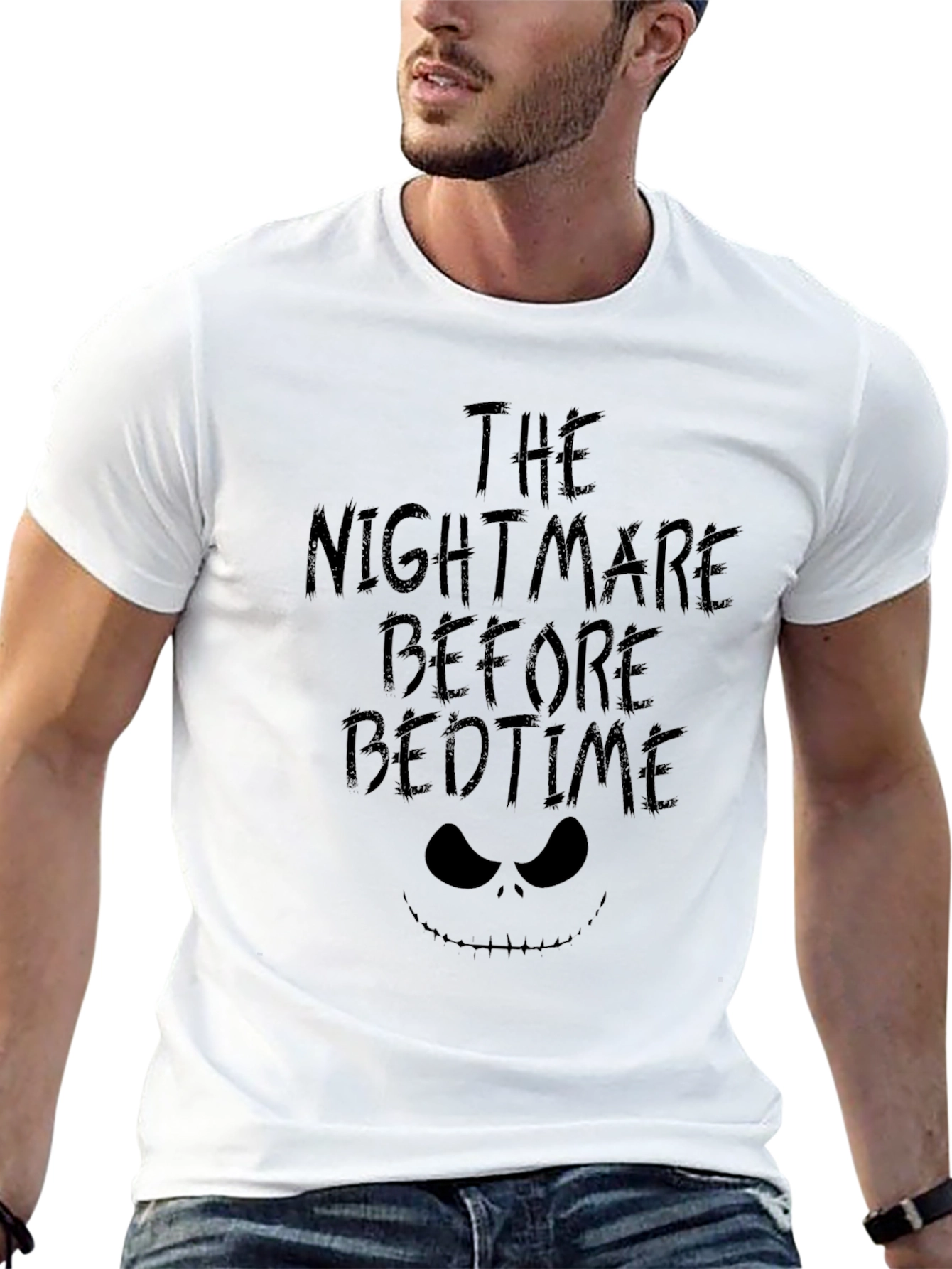 Nightmare Before Bedtime Black Graphic Tee