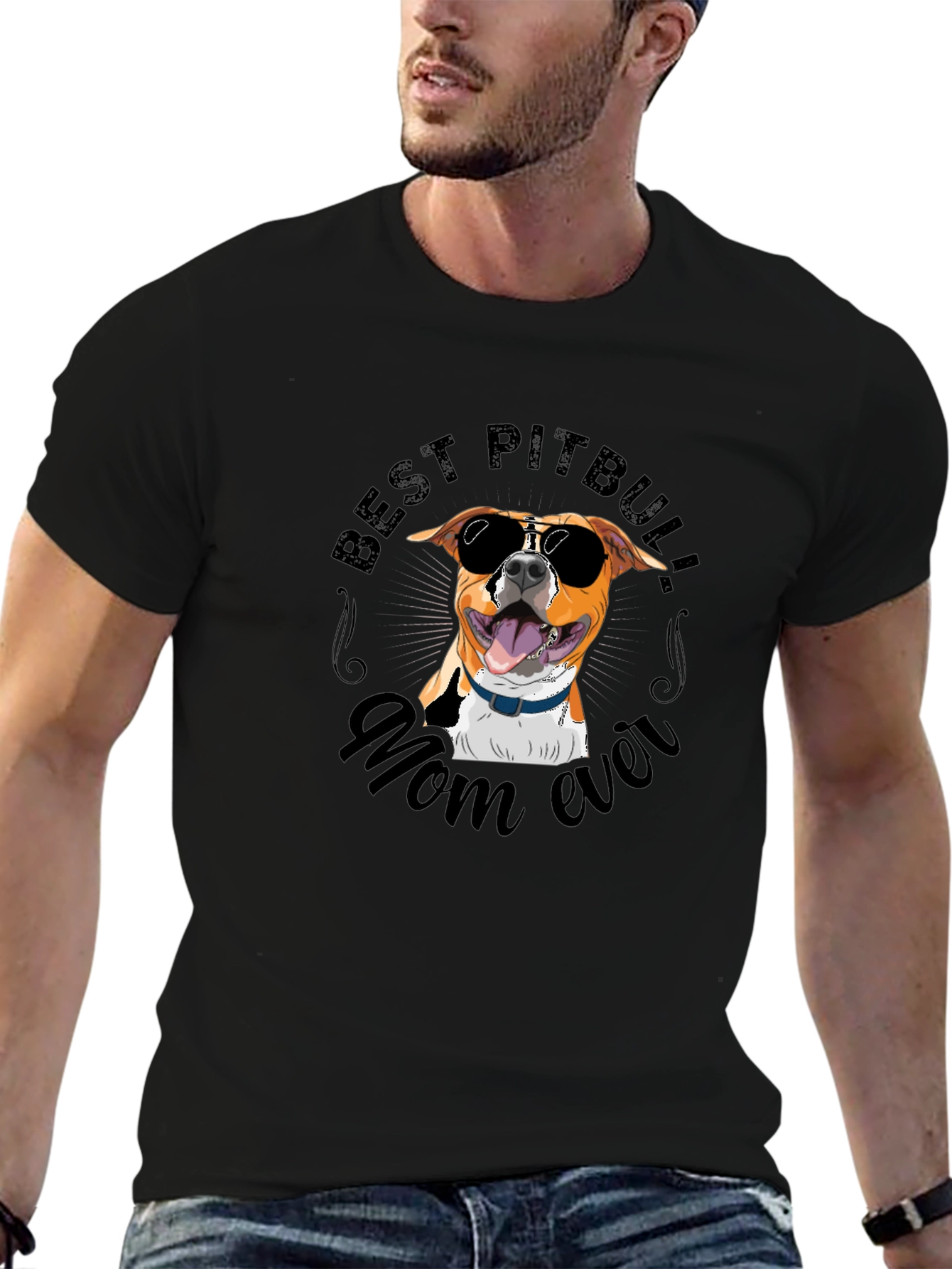 Best Pitbull Mom Ever T-Shirt