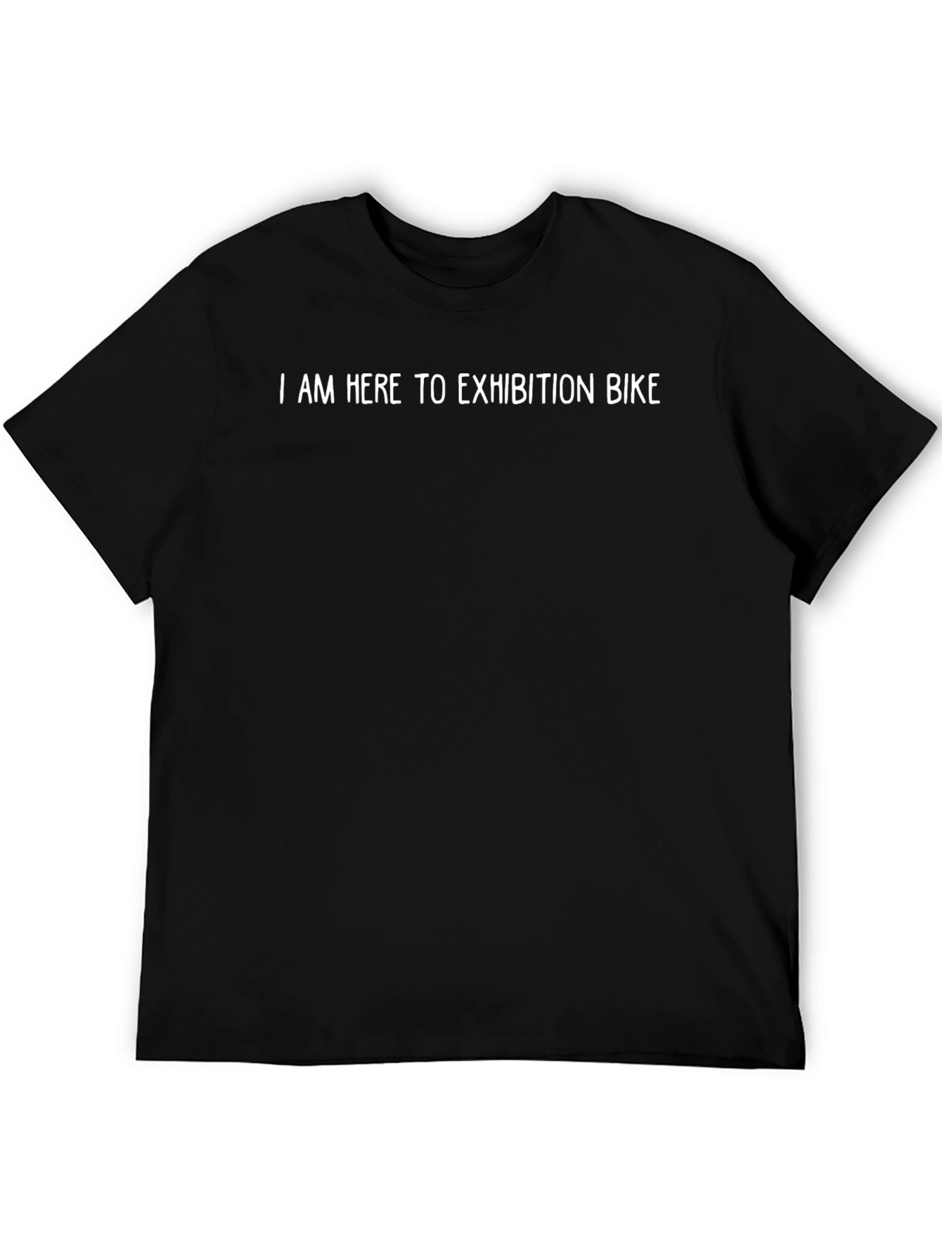 Exhibition Bike T-Shirt - Classic Black Cotton Tee
