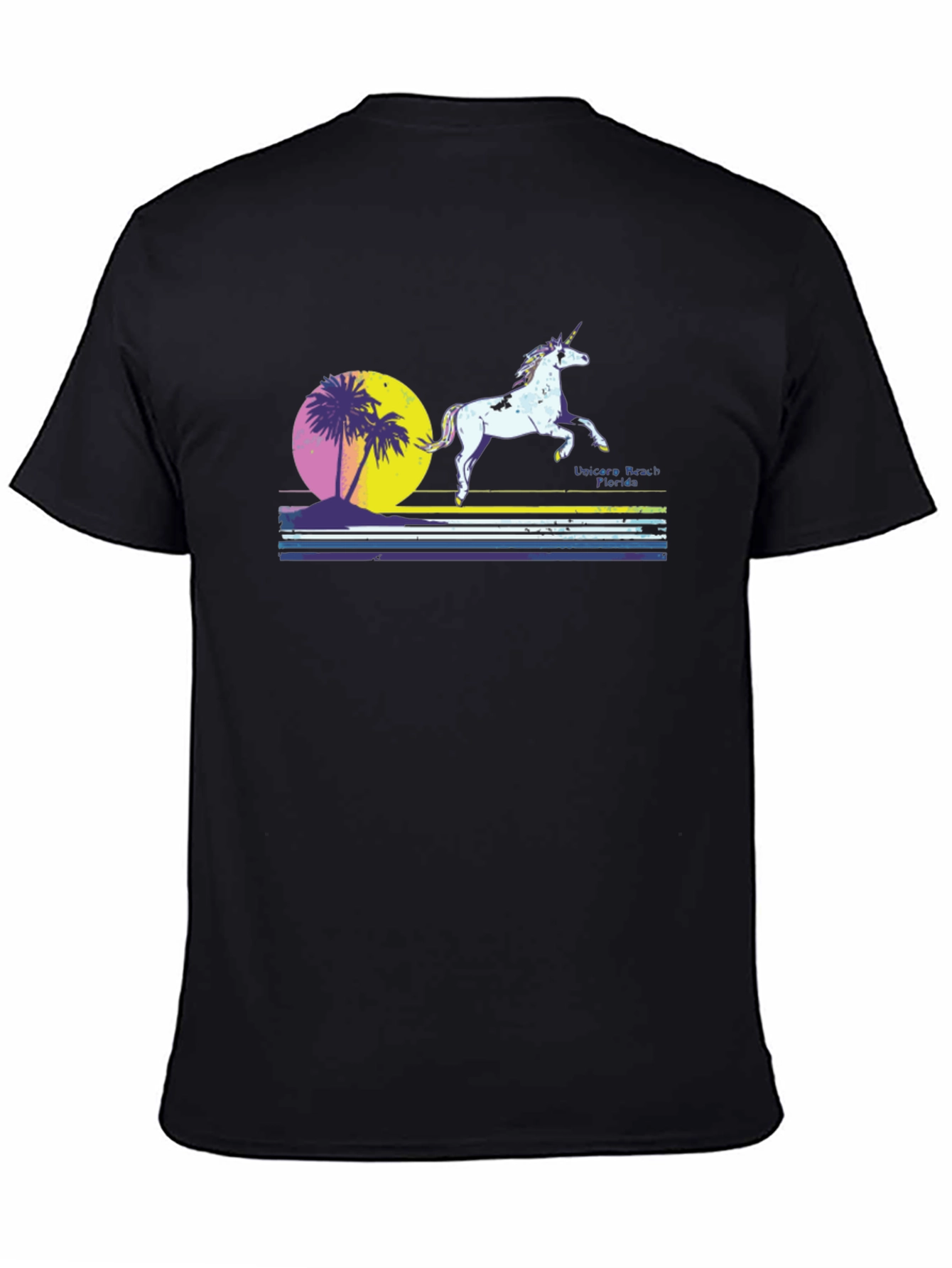Unicorn Beach Retro T-Shirt