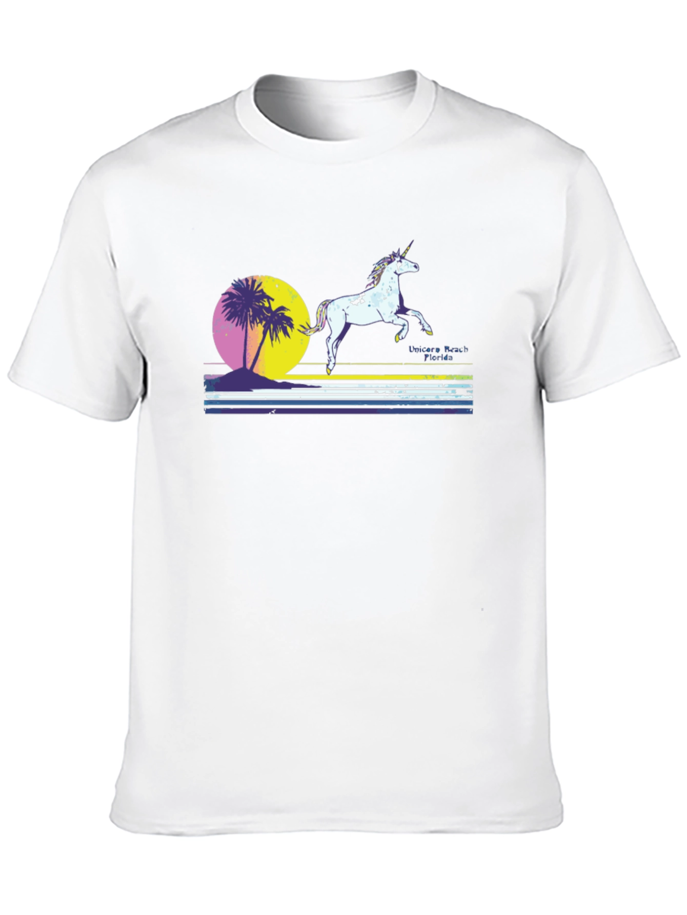 Unicorn Beach Retro T-Shirt