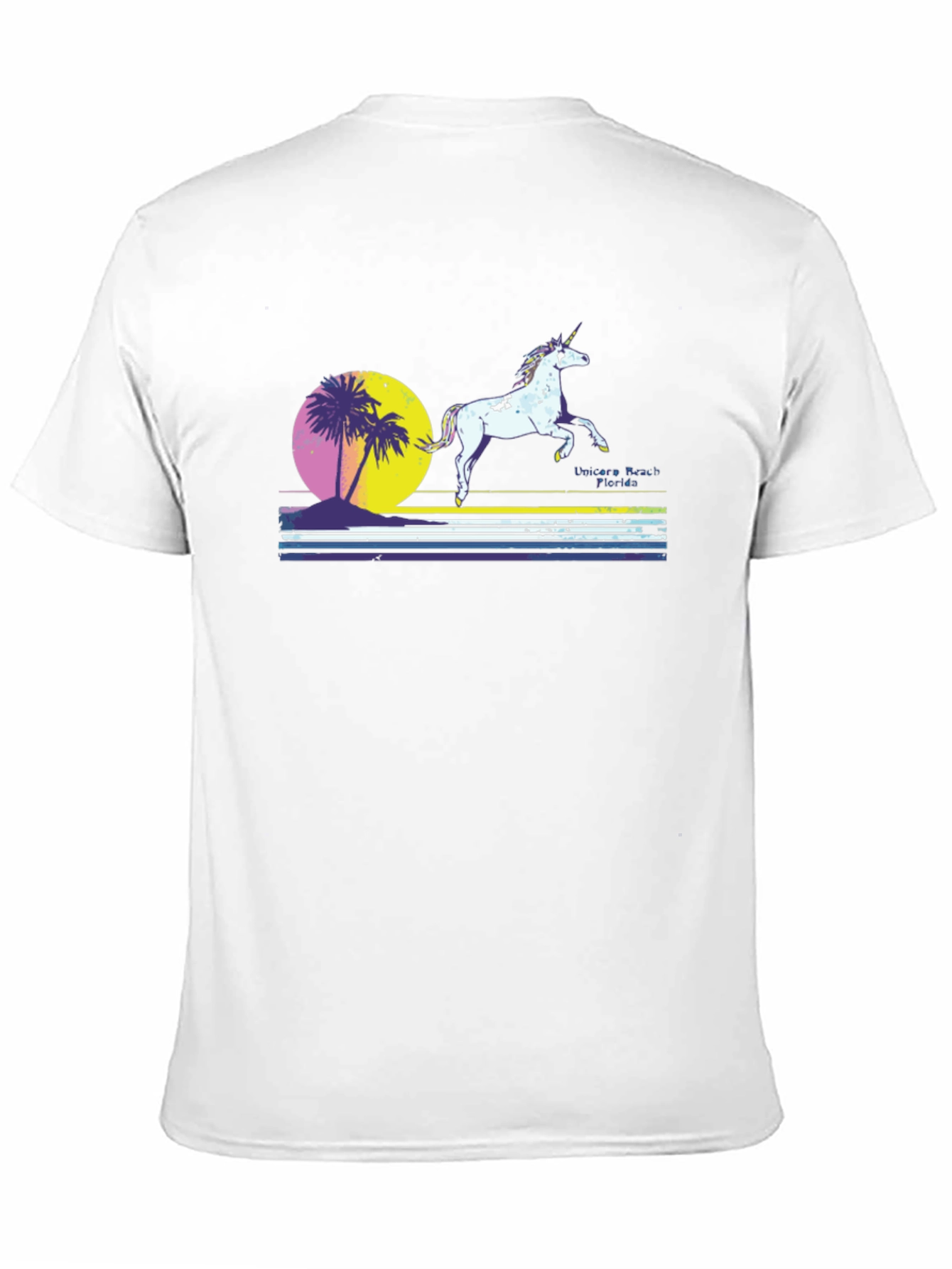 Unicorn Beach Retro T-Shirt