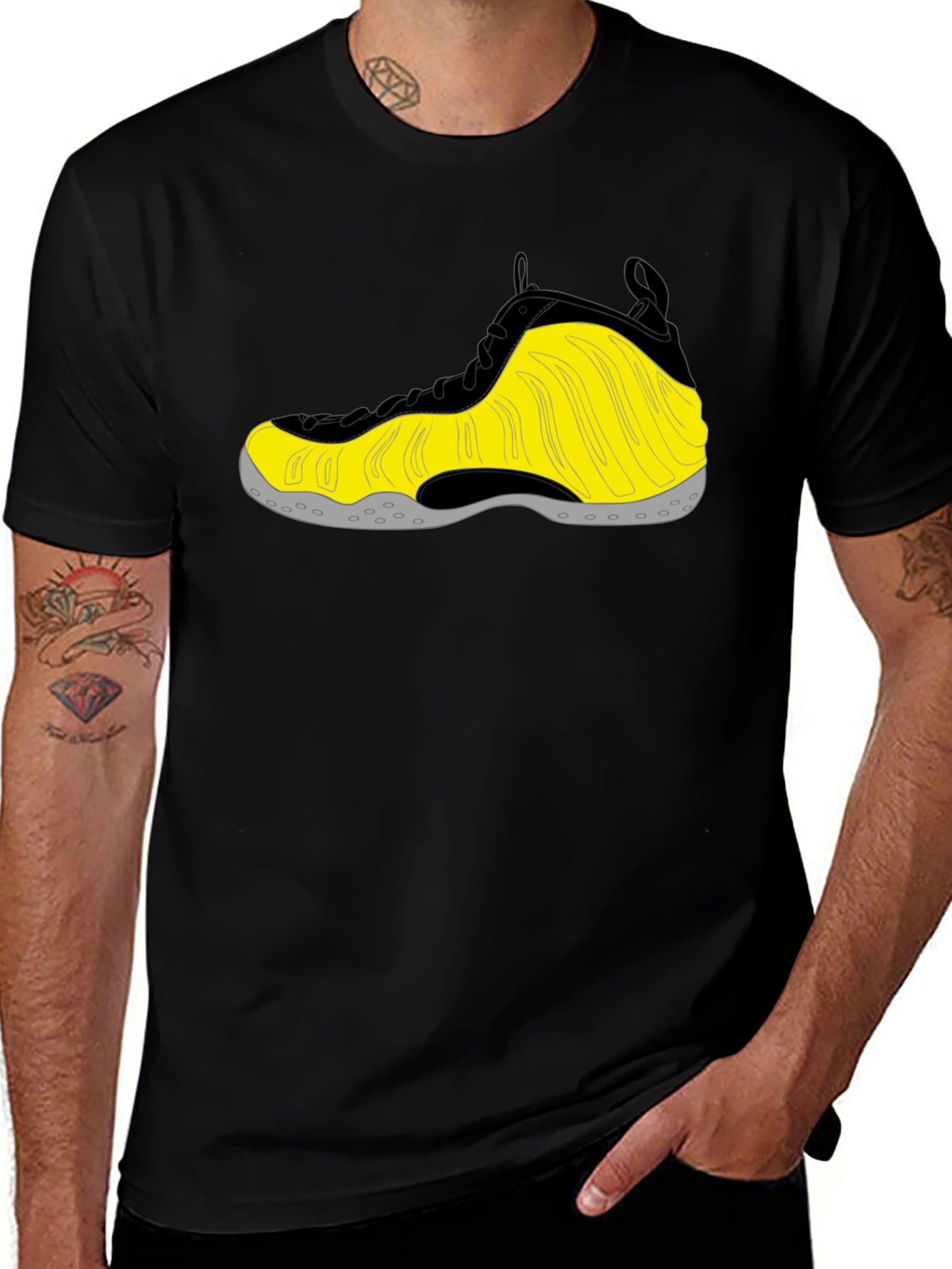 Foamposite Shoe Graphic T-Shirt