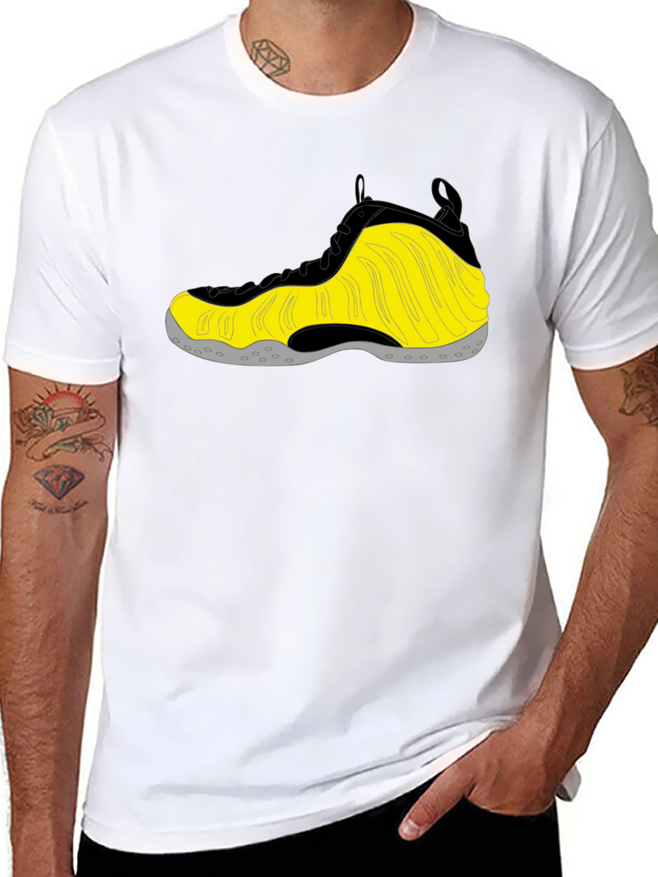Foamposite Shoe Graphic T-Shirt