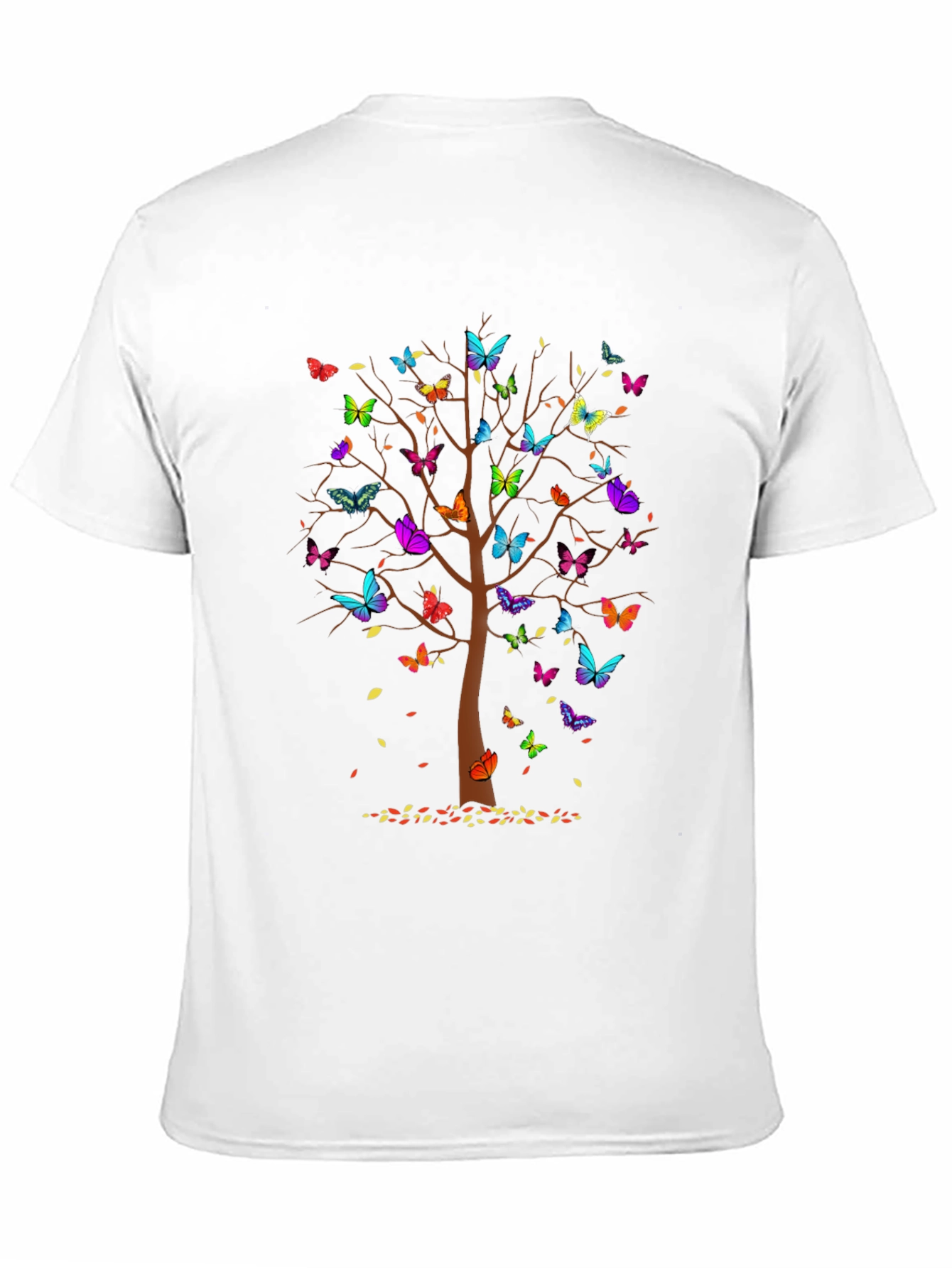 Butterfly Tree Graphic T-Shirt