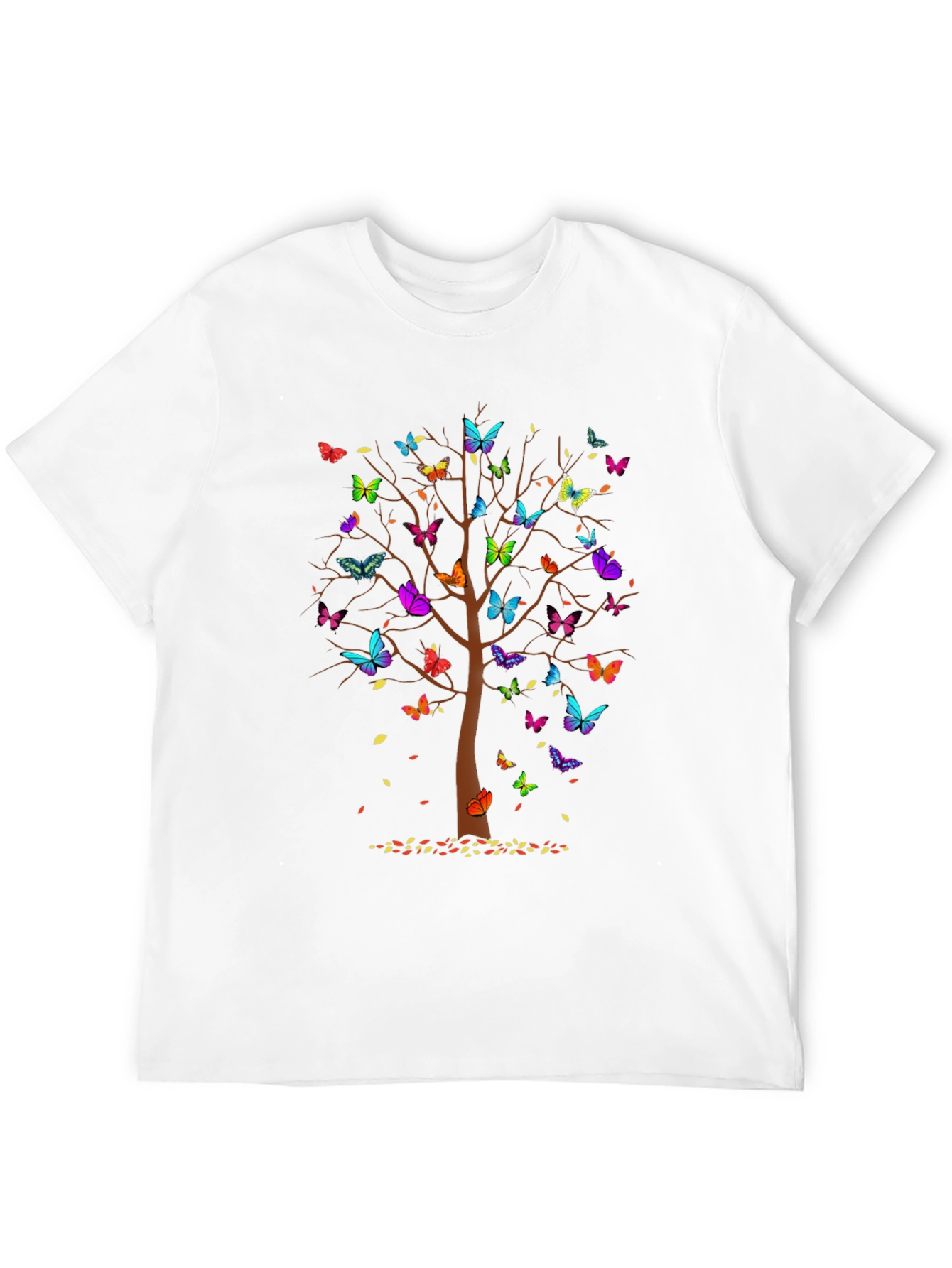 Butterfly Tree Graphic T-Shirt