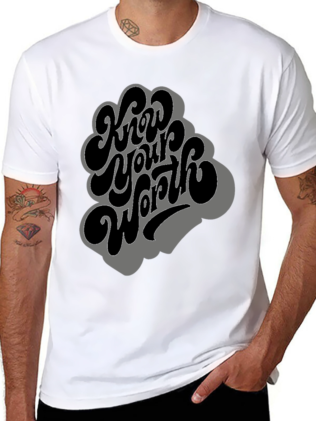 Know Your Worth T-Shirt - Motivational Tee