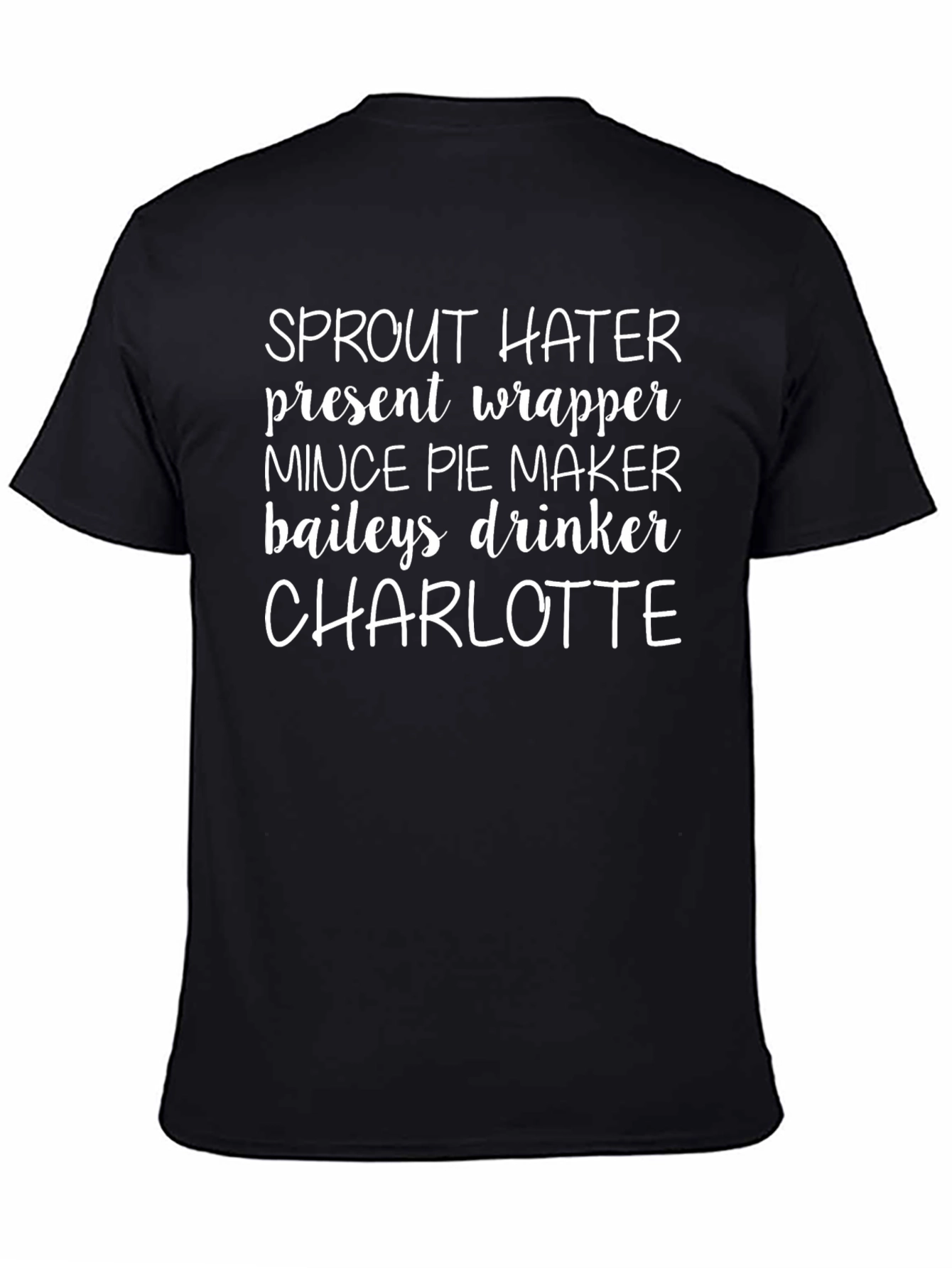 Funny Christmas T-Shirt - Sprout Hater Charlotte