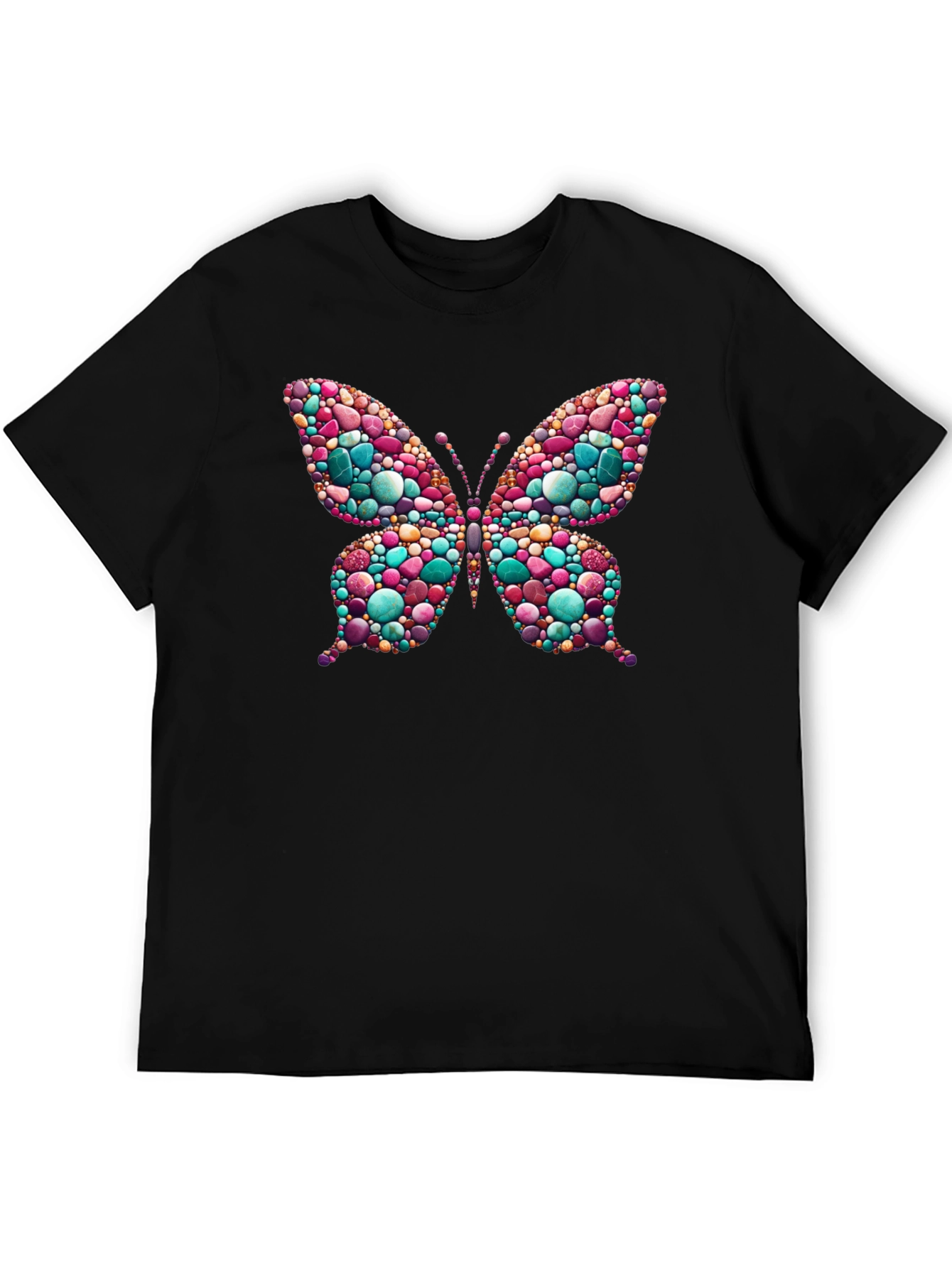 Butterfly Gemstone Graphic T-Shirt