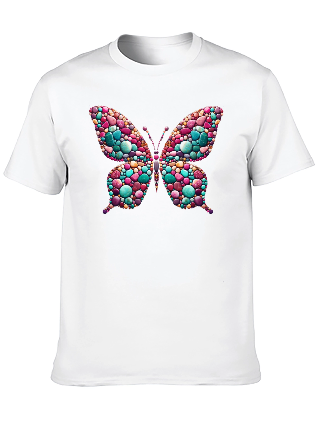 Butterfly Gemstone Graphic T-Shirt
