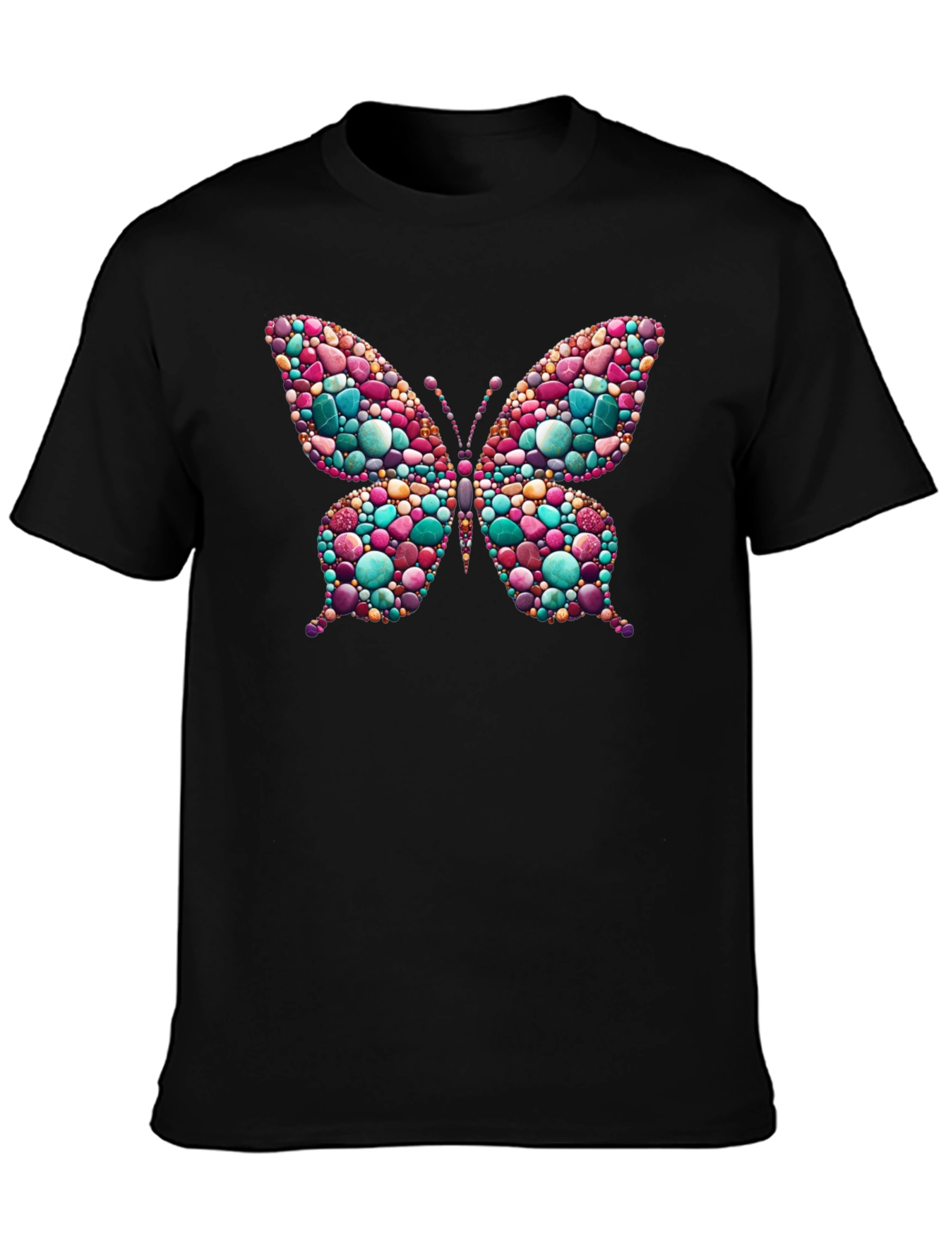 Butterfly Gemstone Graphic T-Shirt