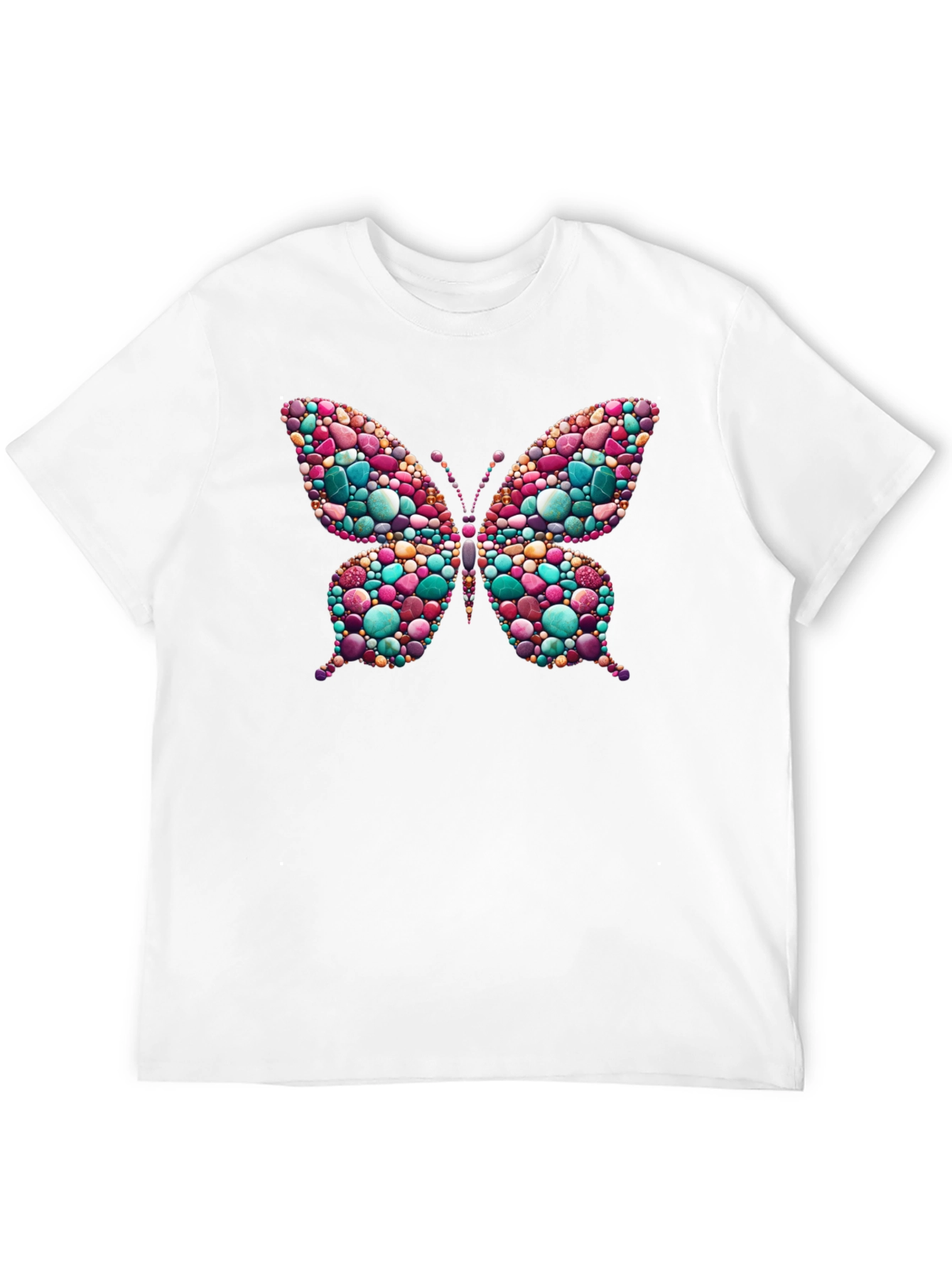 Butterfly Gemstone Graphic T-Shirt
