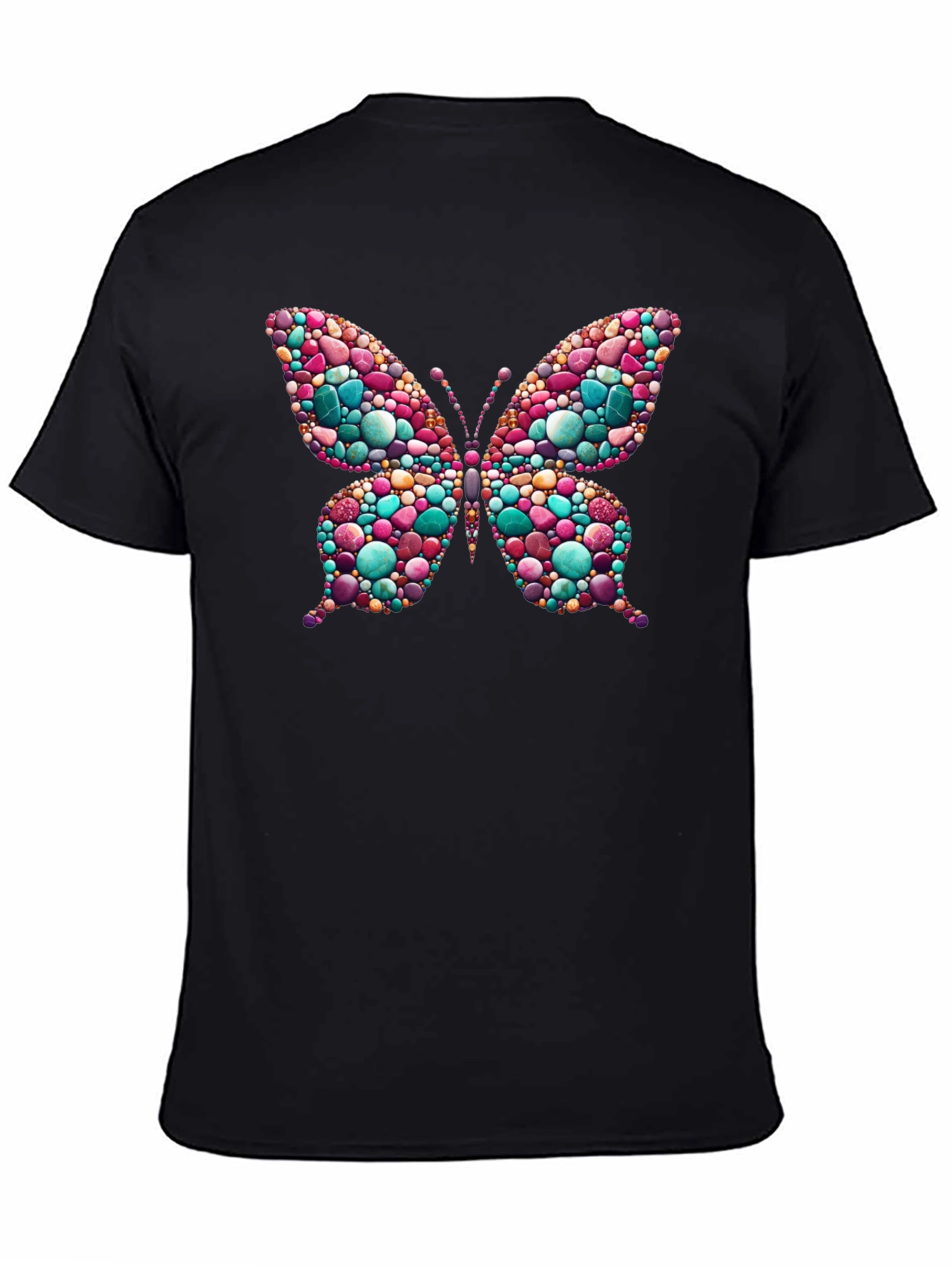 Butterfly Gemstone Graphic T-Shirt