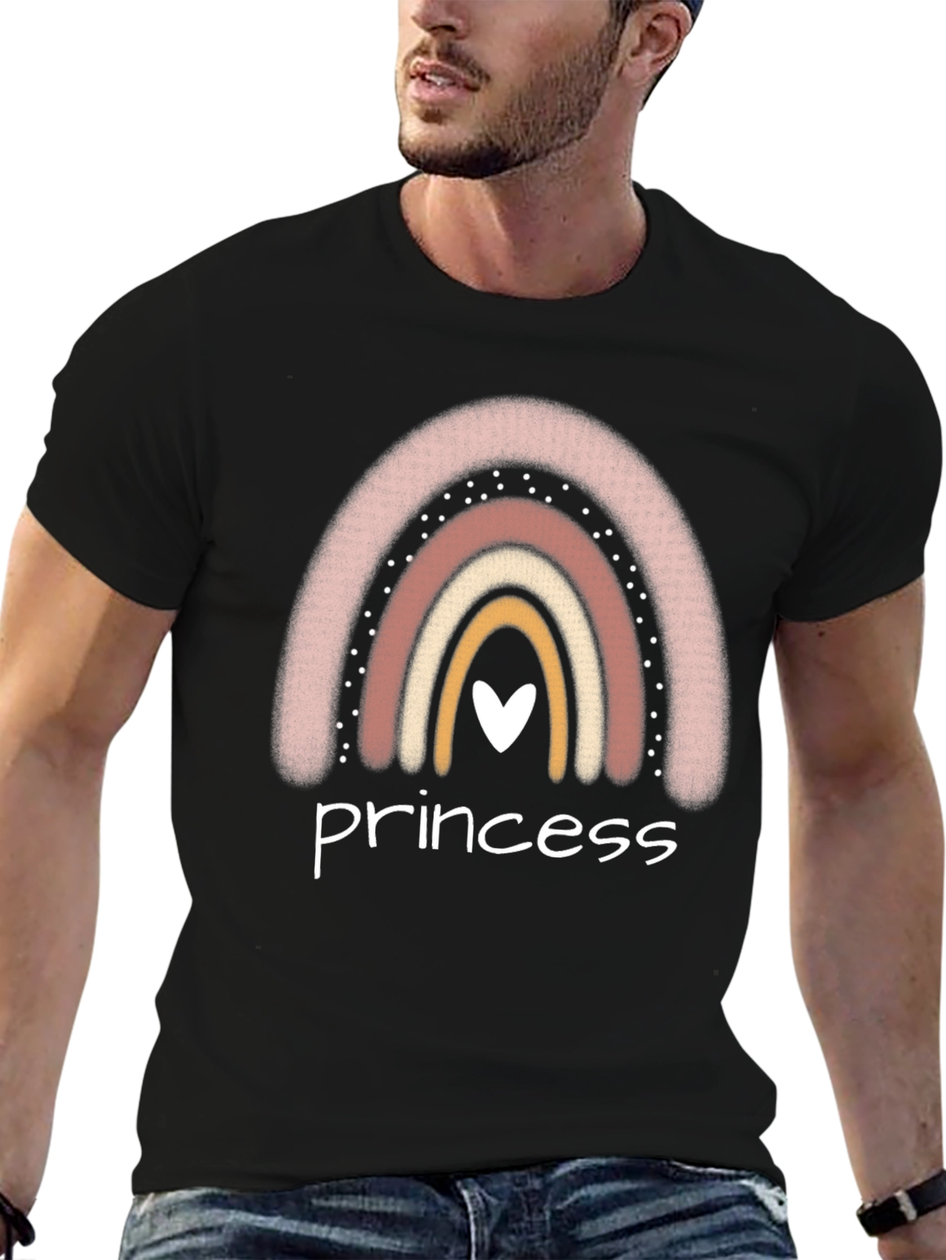 Princess Rainbow Heart T-Shirt