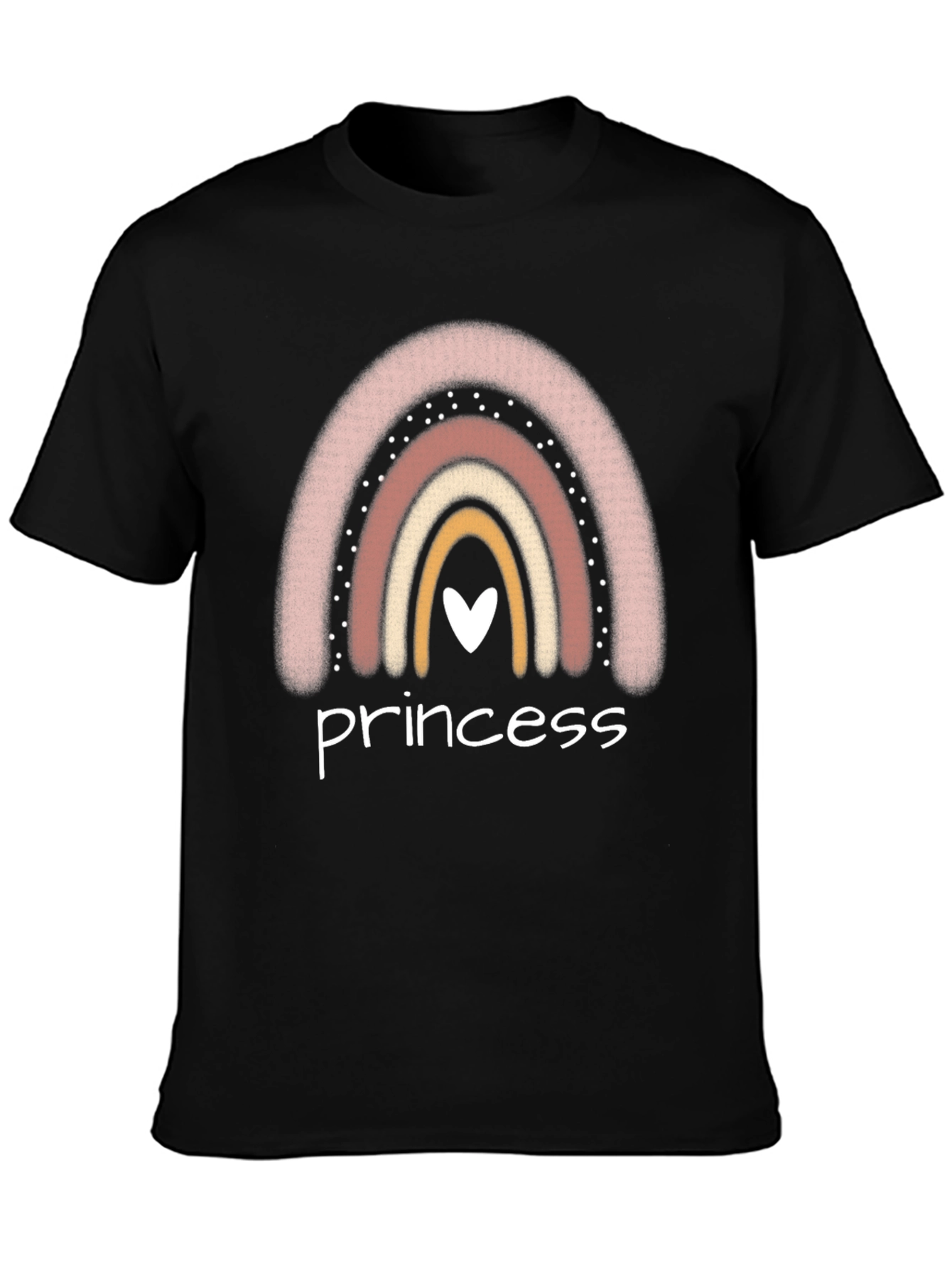 Princess Rainbow Heart T-Shirt