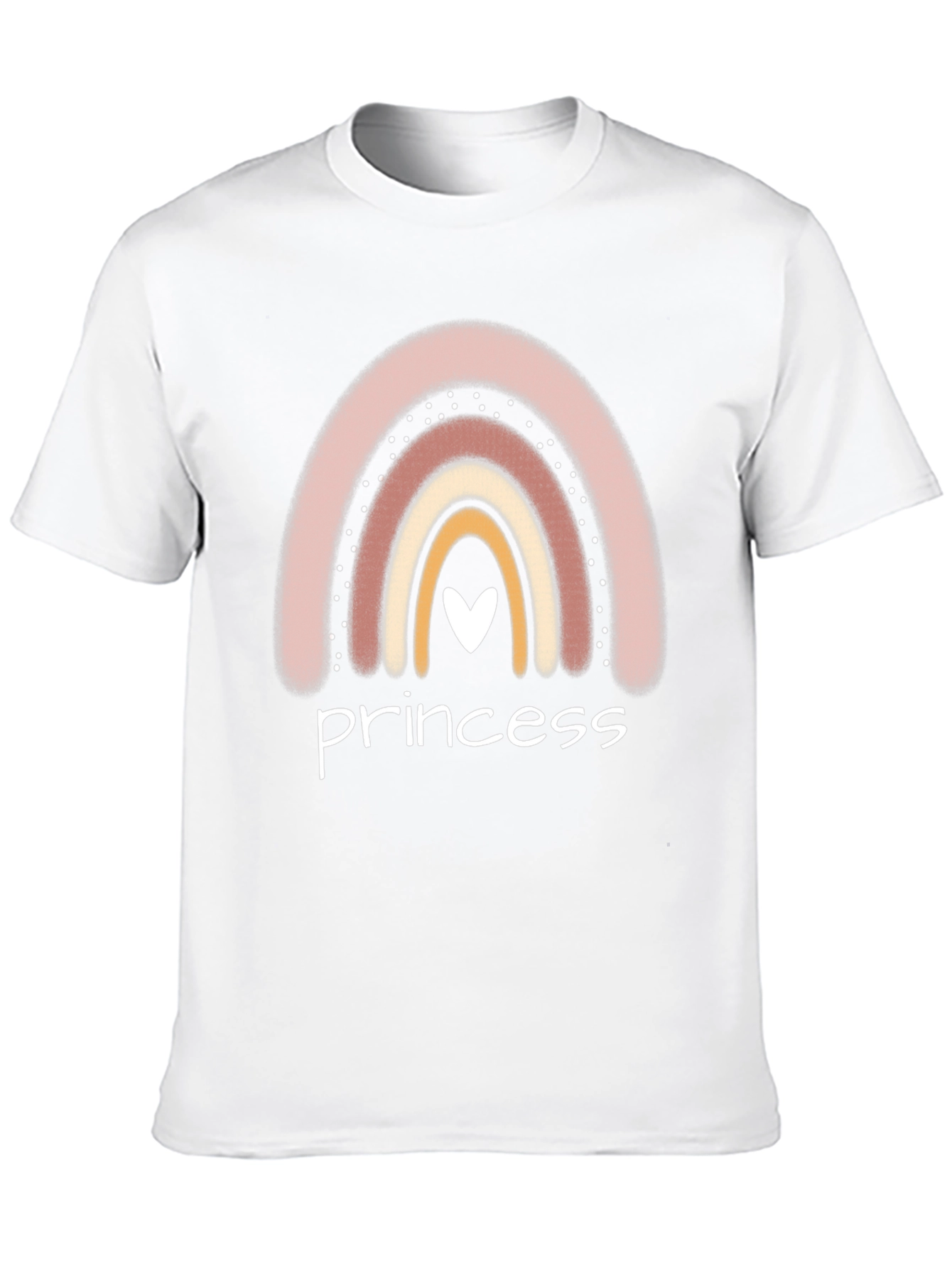 Princess Rainbow Heart T-Shirt